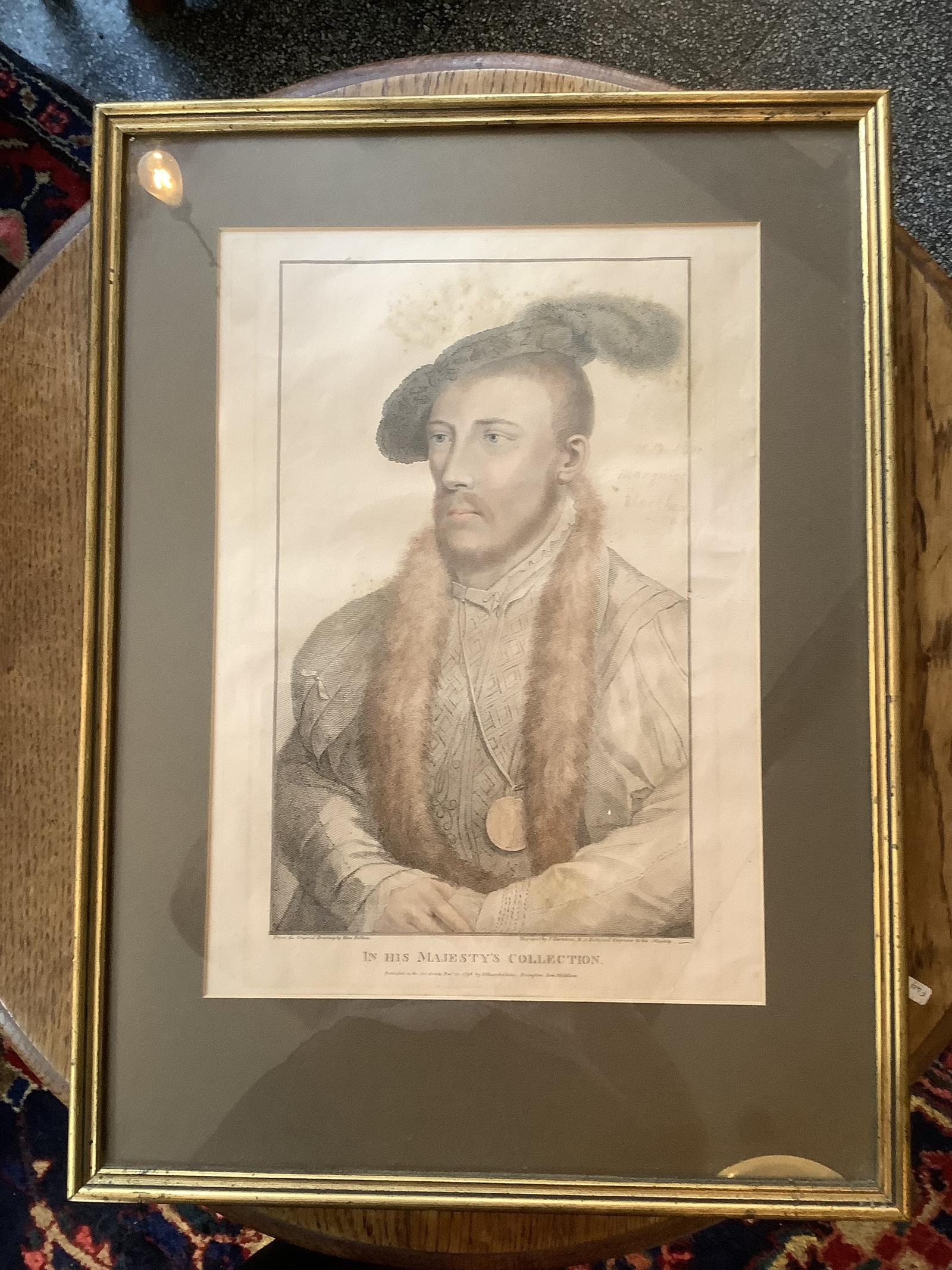 Engraving of William Parr by Bartolozzi After Holbein (1 of 5)