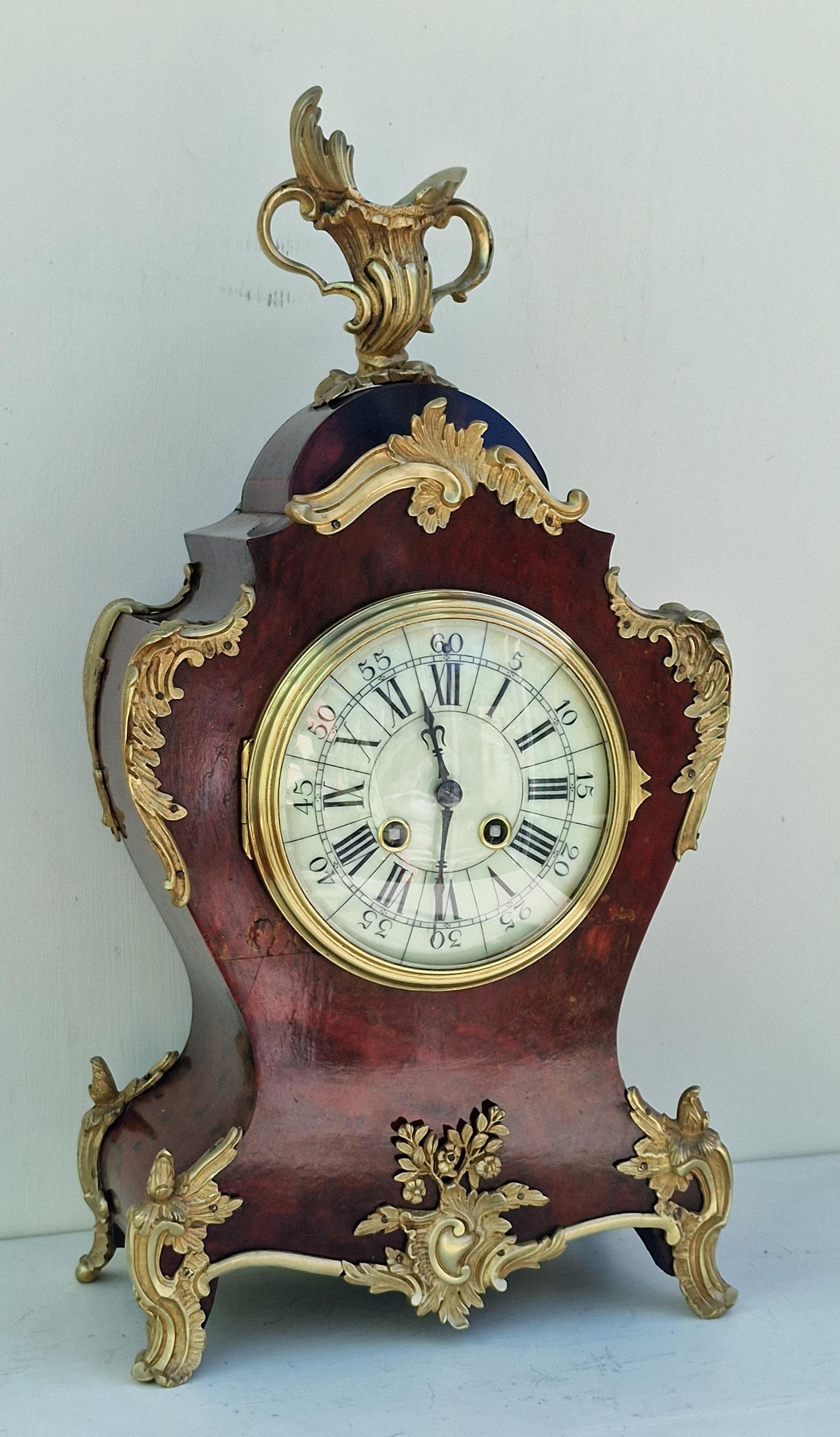 French Gilt Mounted Mantel Clock (1 of 6) French Gilt Mounted Mantel Clock (1 of 6)