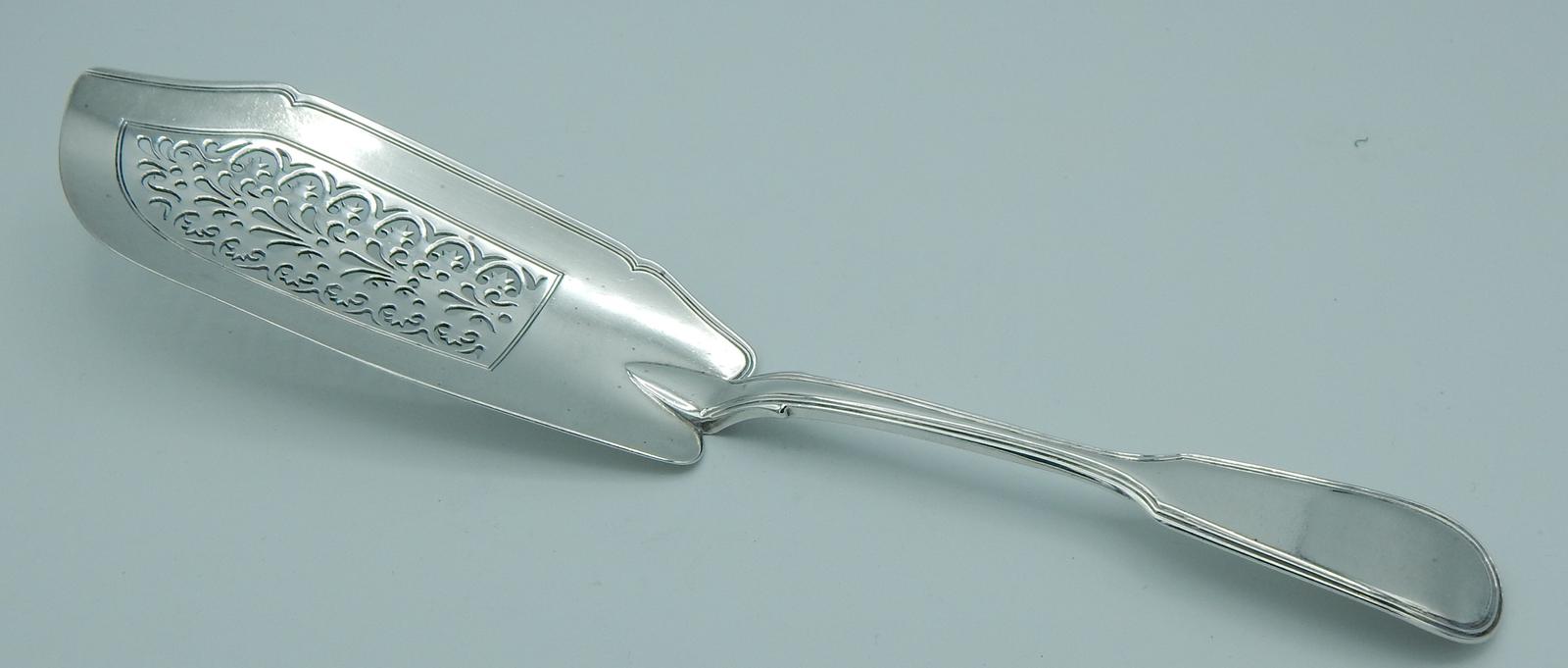 Silver William IV Fish Knife, W Chawner (1 of 6)