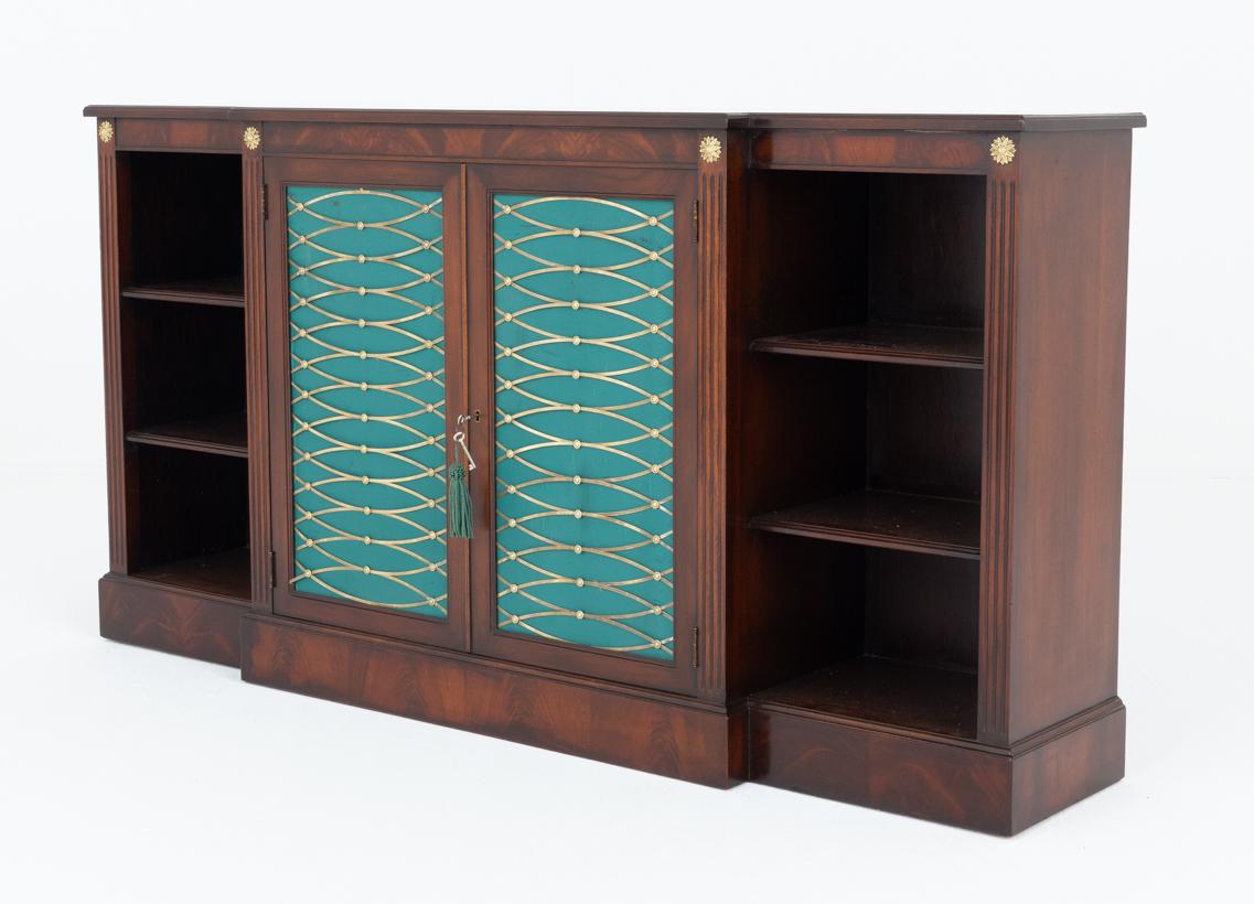 Regency Style Mahogany Breakfront Side Cabinet (1 of 6)