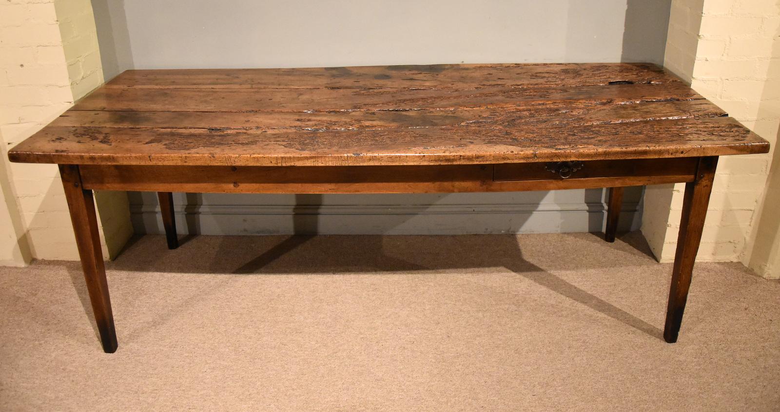 Rustic French Fruitwood Farmhouse Dining Table (1 of 7) Rustic French Fruitwood Farmhouse Dining Table (1 of 7)