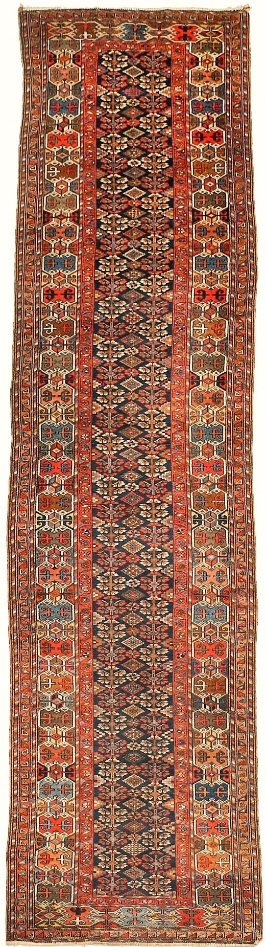 Good Antique Kurdish Runner c.1920 (1 of 11)