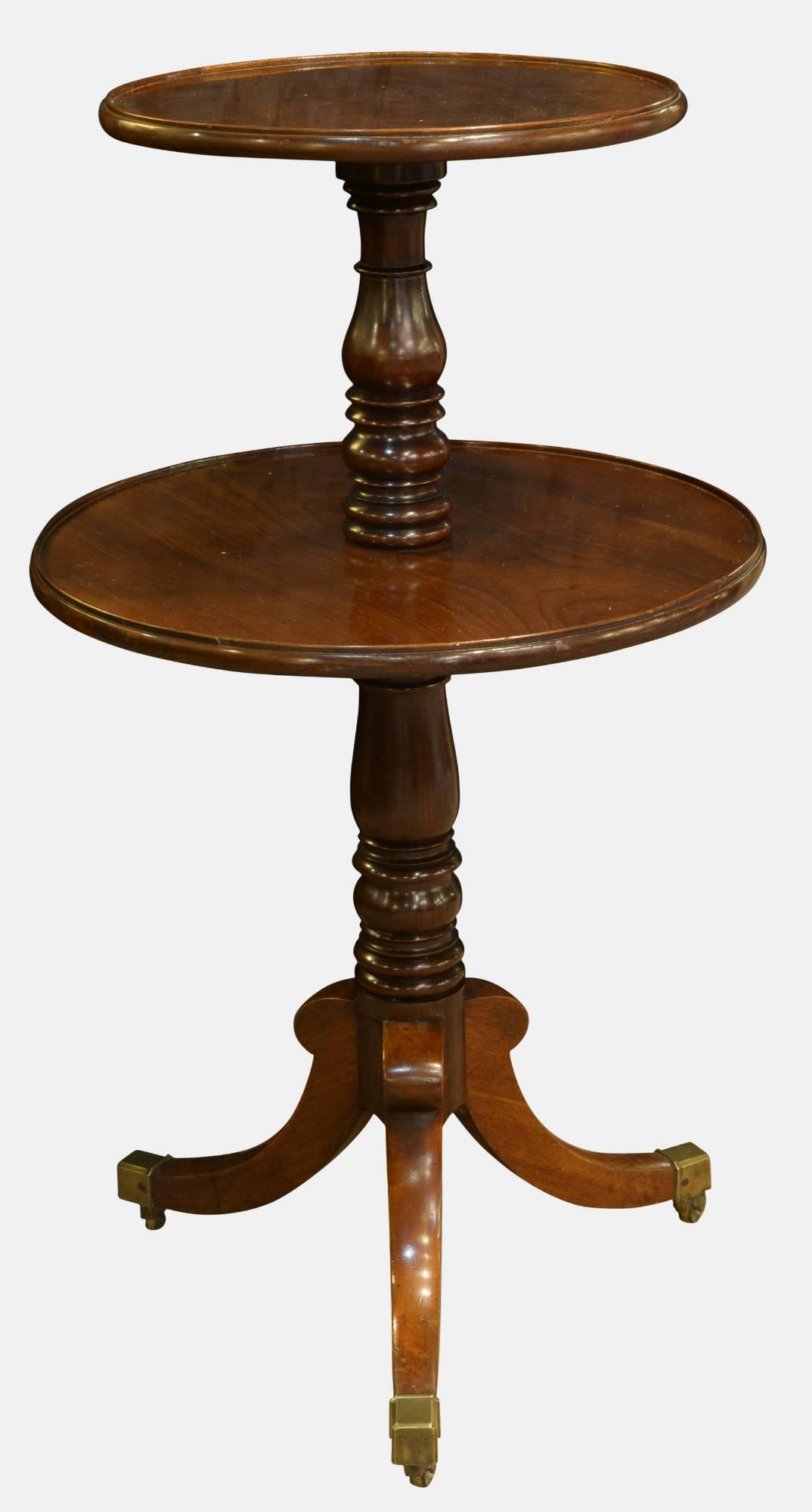 Regency Mahogany Dumbwaiter (1 of 1)