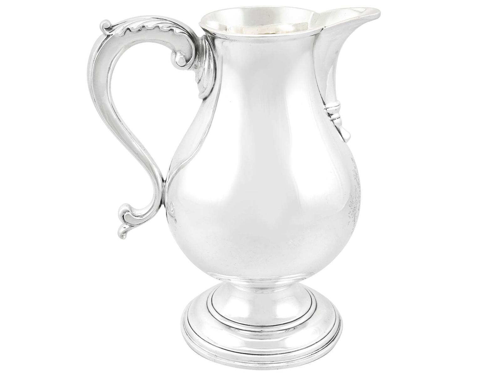 Antique III Sterling Silver Beer Jug / Water Jug 1766 A8393