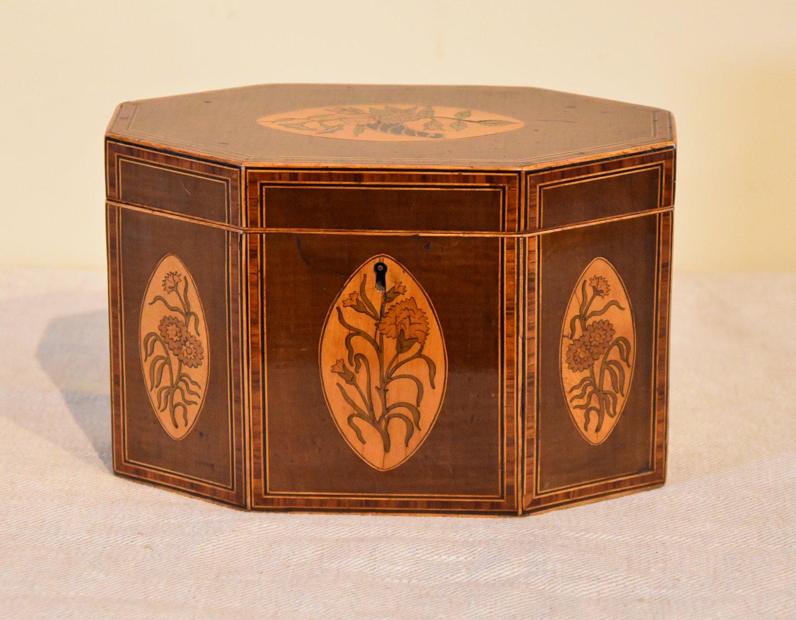 18th Century Harewood Tea Caddy (1 of 6)