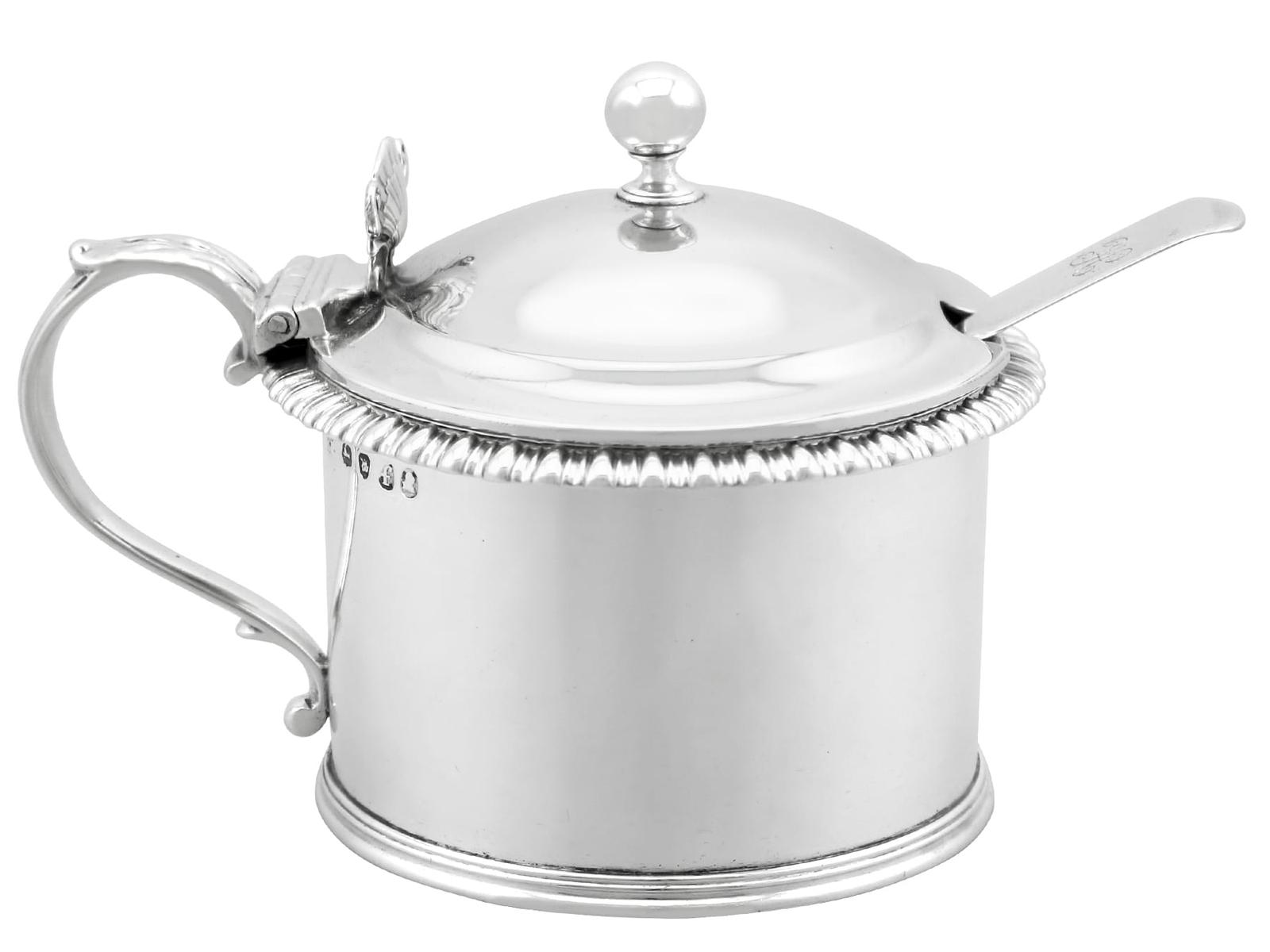 Antique George IV Sterling Silver Mustard Pot (1 of 14)