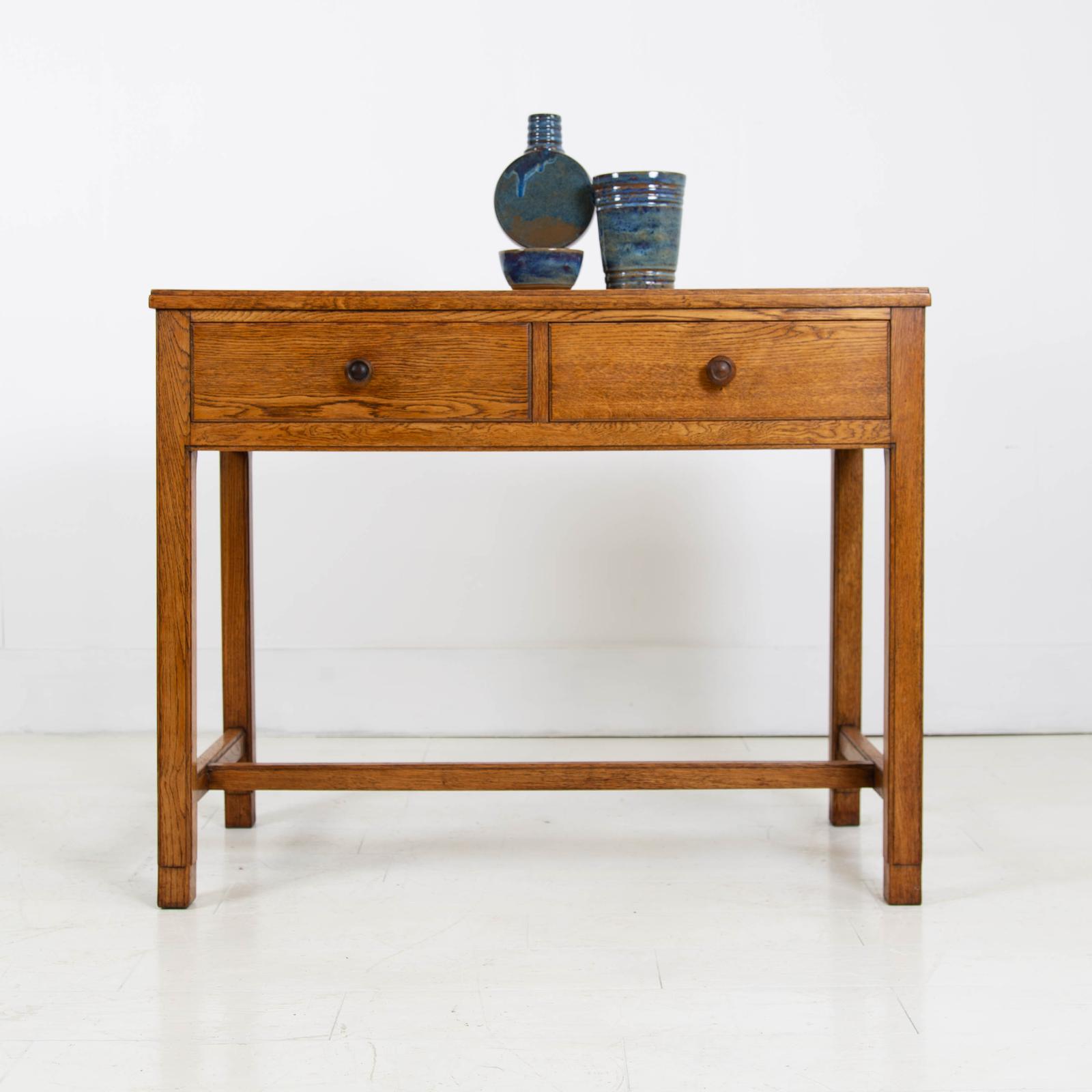 Vintage Mid Century Air Ministry 2 Drawer Oak Desk by Gordon Russell (1 of 16) Vintage Mid Century Air Ministry 2 Drawer Oak Desk by Gordon Russell (1 of 16)