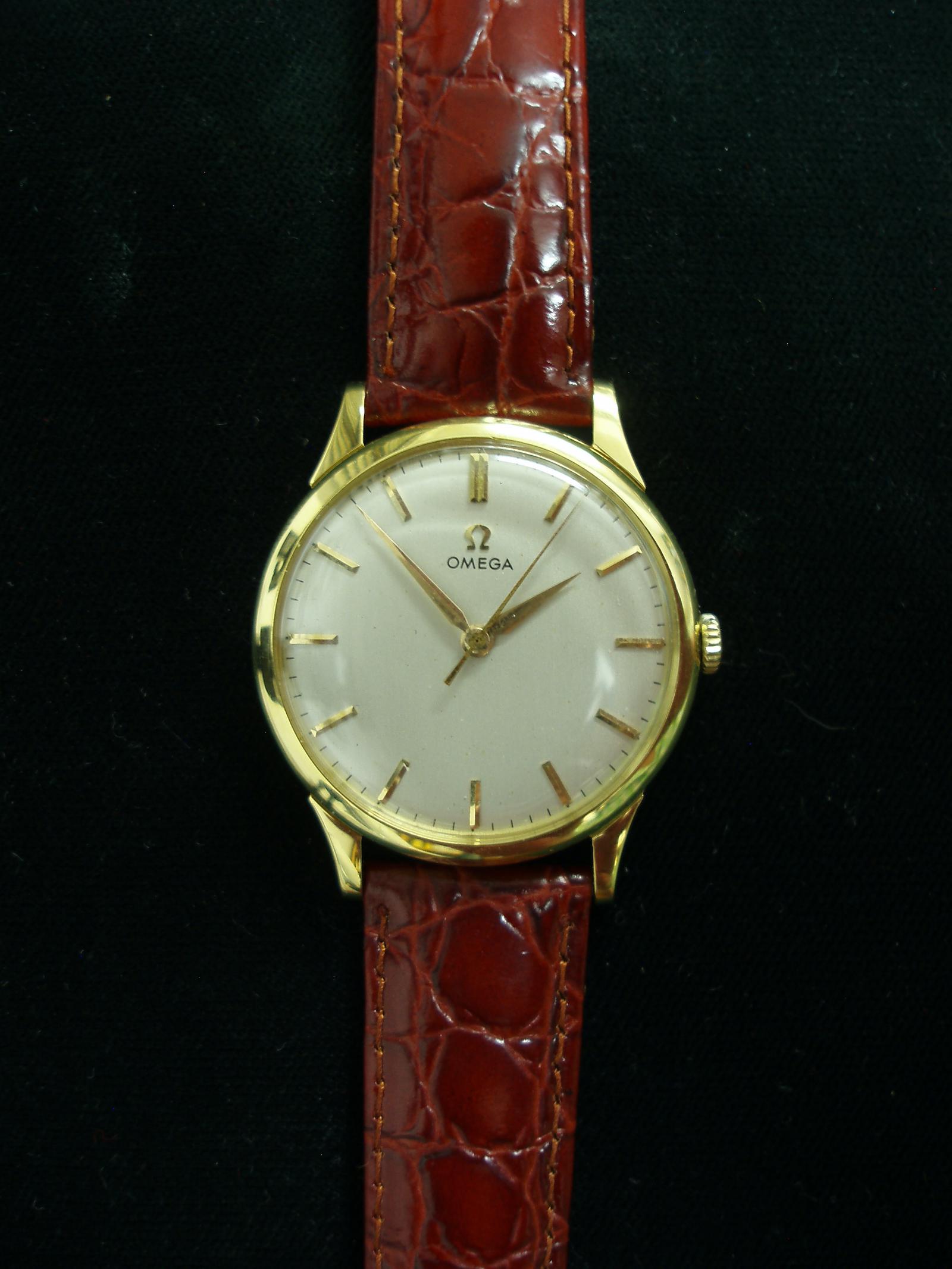 Omega 18ct Gold Gents Wristwatch (1 of 3)