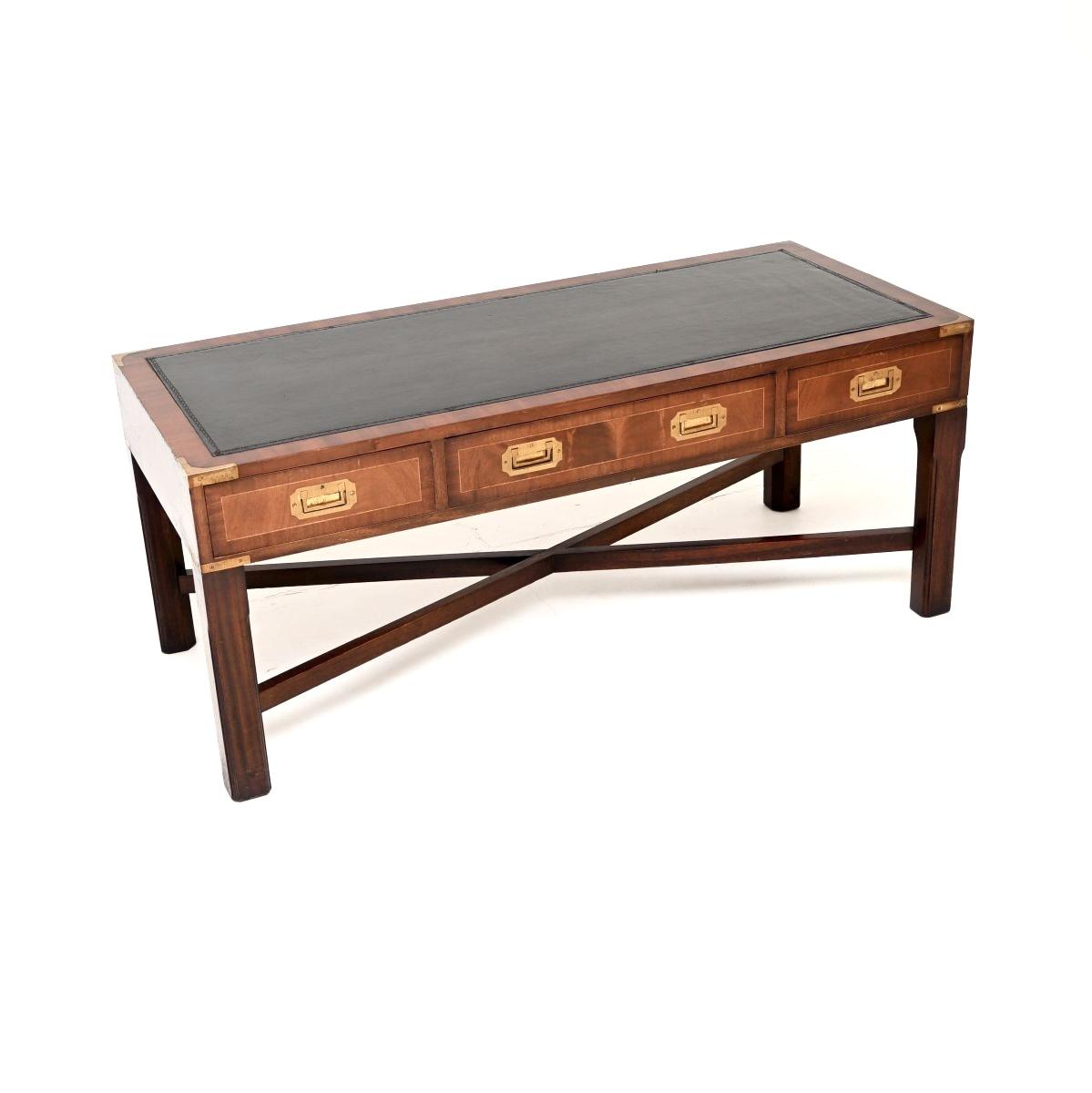 Mahogany Military Campaign Style Coffee Table (1 of 10) Mahogany Military Campaign Style Coffee Table (1 of 10)