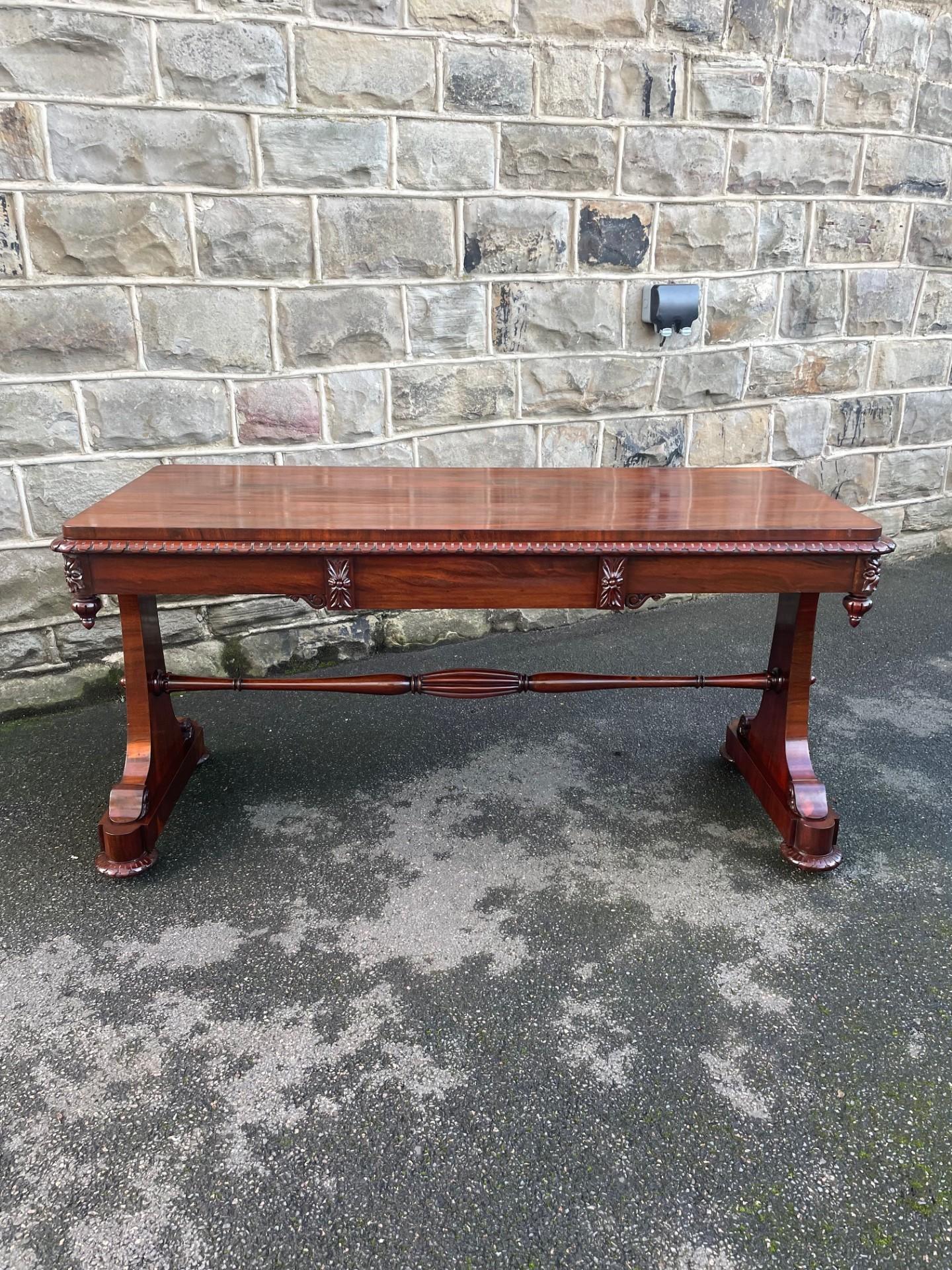 Antique Rosewood Library Table Writing Table (1 of 15)