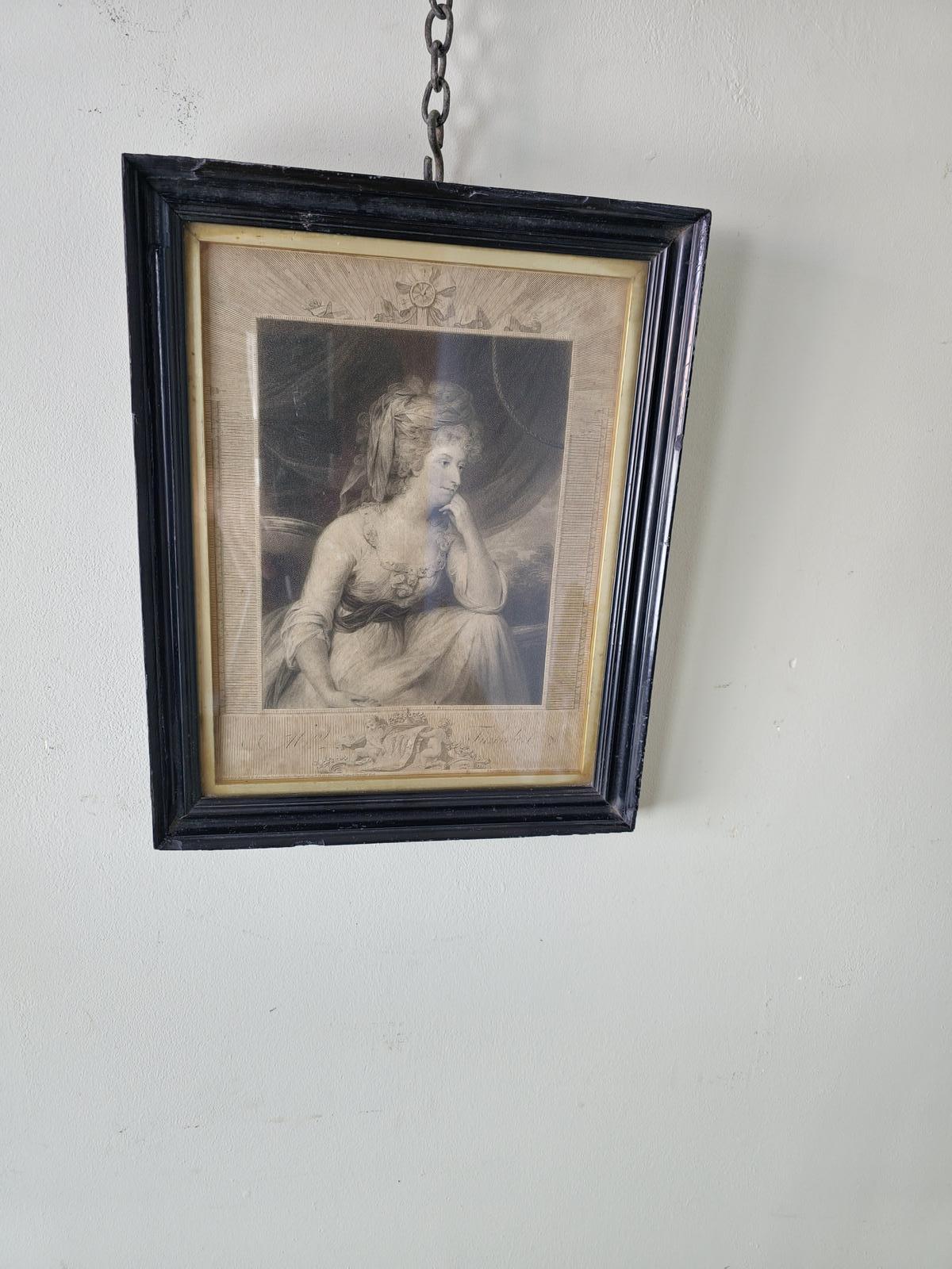 Mezzotint Portrait of a Lady (1 of 6)