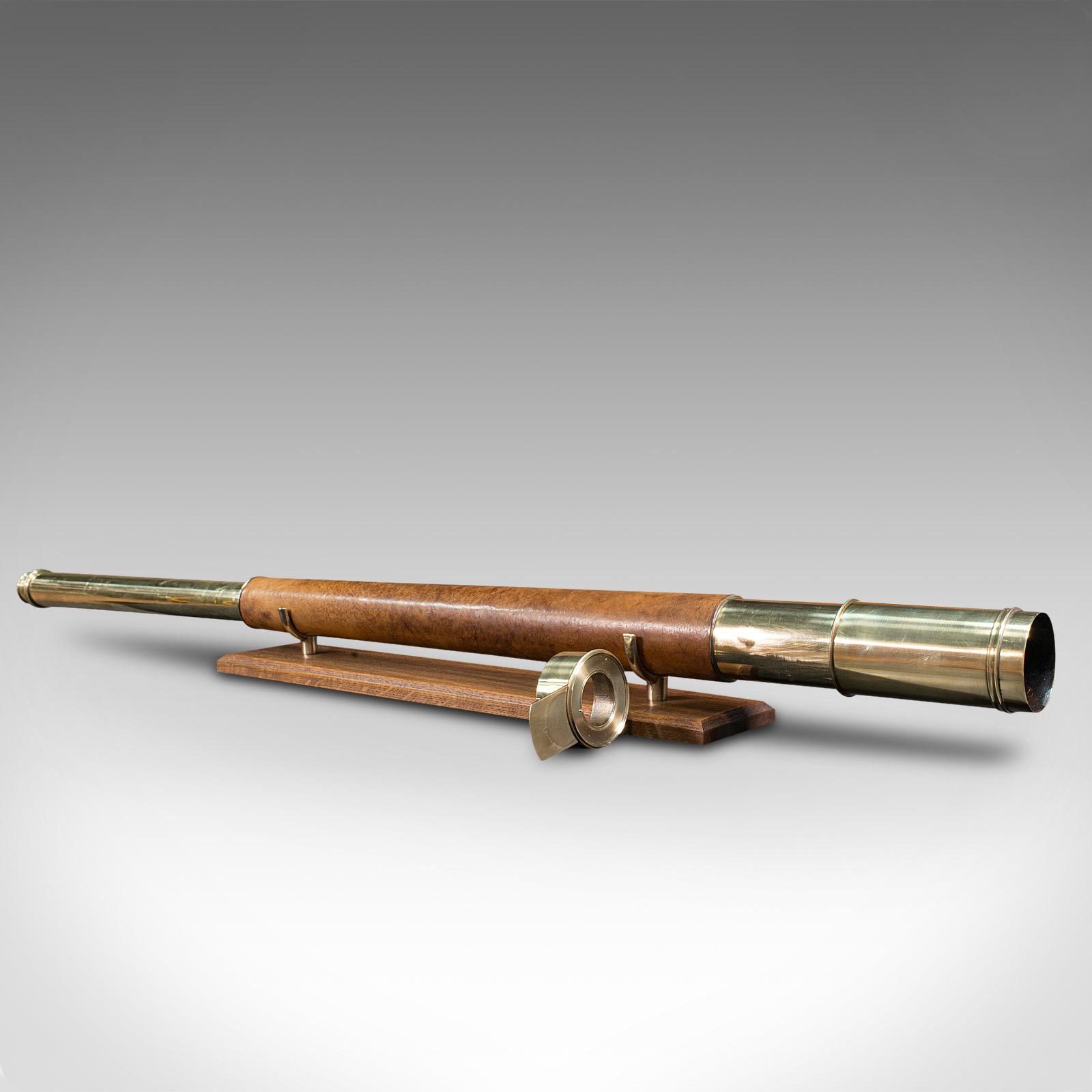 Antique Terrestrial Telescope, English, Single Draw Refractor, Nsl, Victorian (1 of 12)