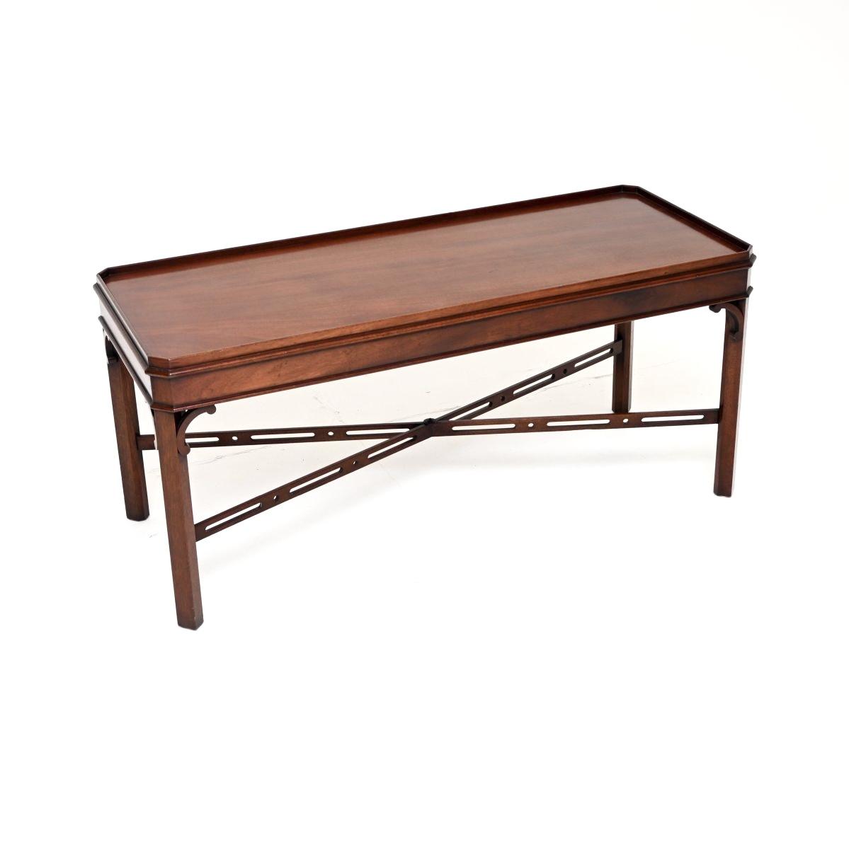 Georgian Style Mahogany Coffee Table (1 of 8) Georgian Style Mahogany Coffee Table (1 of 8)