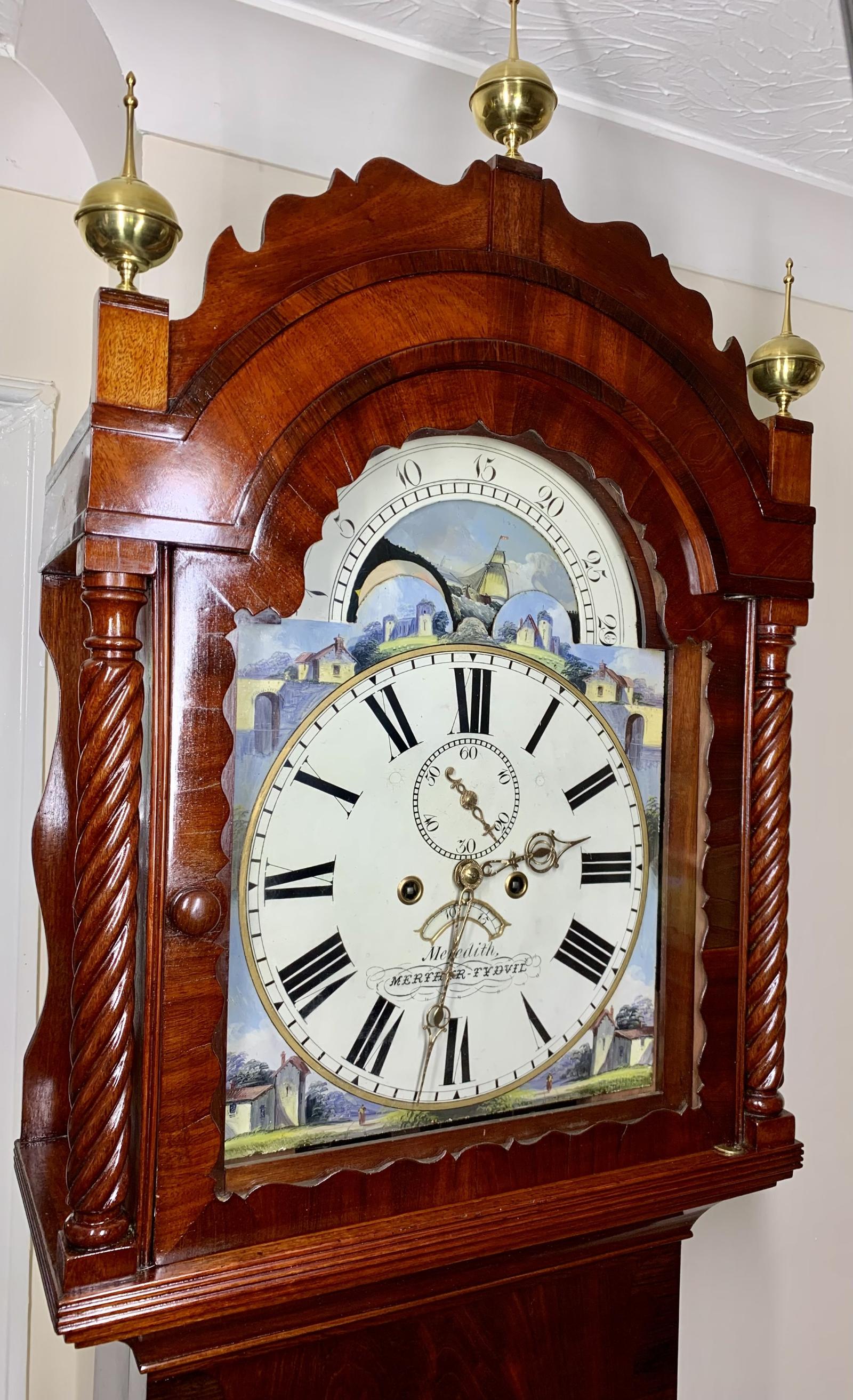 Welsh Moonphase Longcase Clock, Stunning Example (1 of 16)