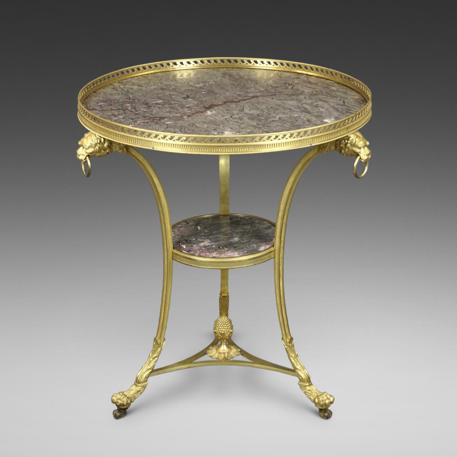 Exceptional French Restoration Period Ormolu Guéridon (1 of 1) Exceptional French Restoration Period Ormolu Guéridon (1 of 1)