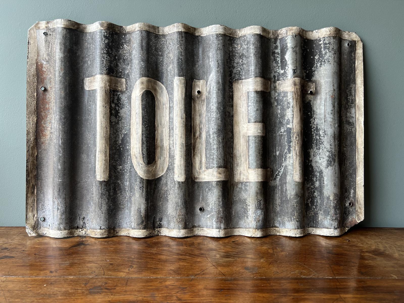 1950s Industrial Toilet Sign (1 of 5) 1950s Industrial Toilet Sign (1 of 5)