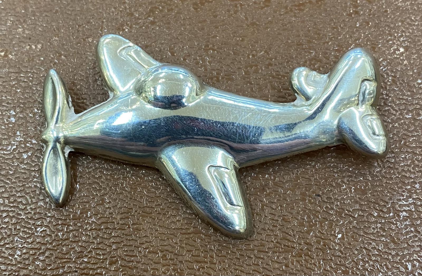 Silver Aeroplane Brooch (1 of 2) Silver Aeroplane Brooch (1 of 2)