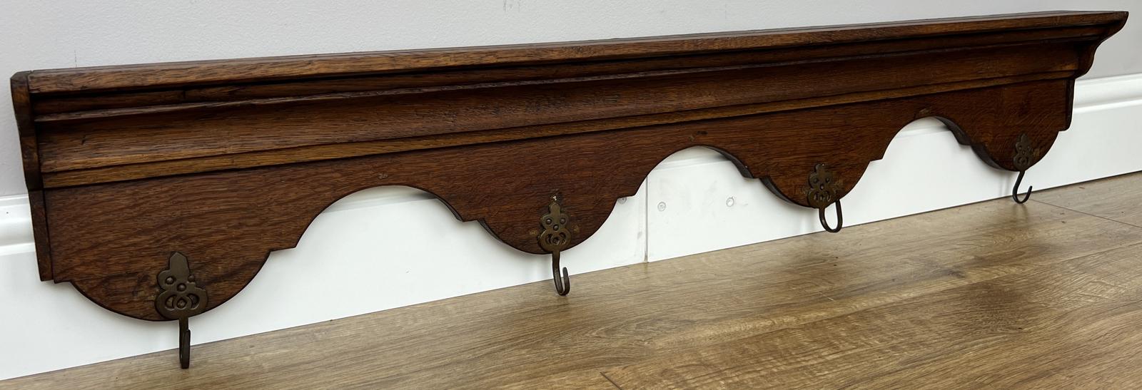 Coat Rack Antique French Carved Oak Wall Mounted 4 Hooks Rack Hanger (1 of 6) Coat Rack Antique French Carved Oak Wall Mounted 4 Hooks Rack Hanger (1 of 6)