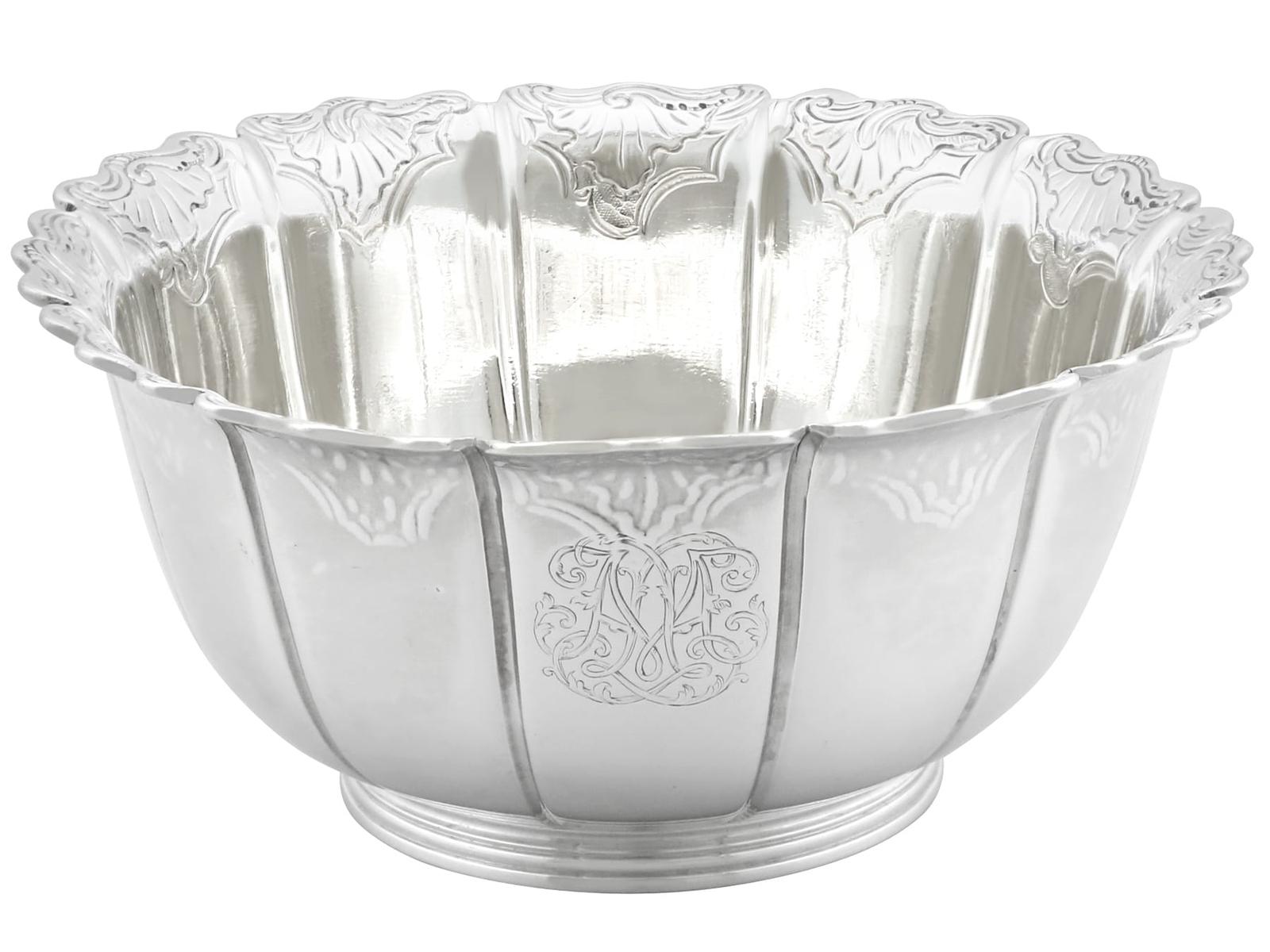 Antique George II Sterling Silver Sugar Bowl 1732 (1 of 9)