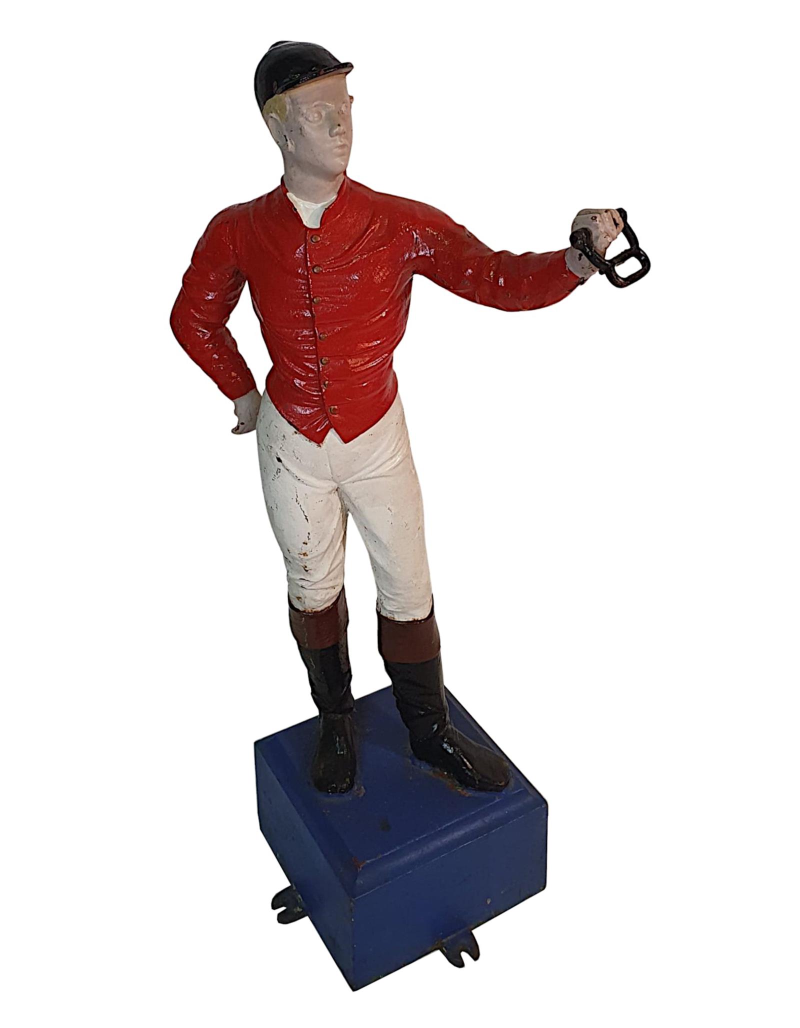 A Very Rare 19th Century Cast Iron Jockey Hitching Post (1 of 4) A Very Rare 19th Century Cast Iron Jockey Hitching Post (1 of 4)