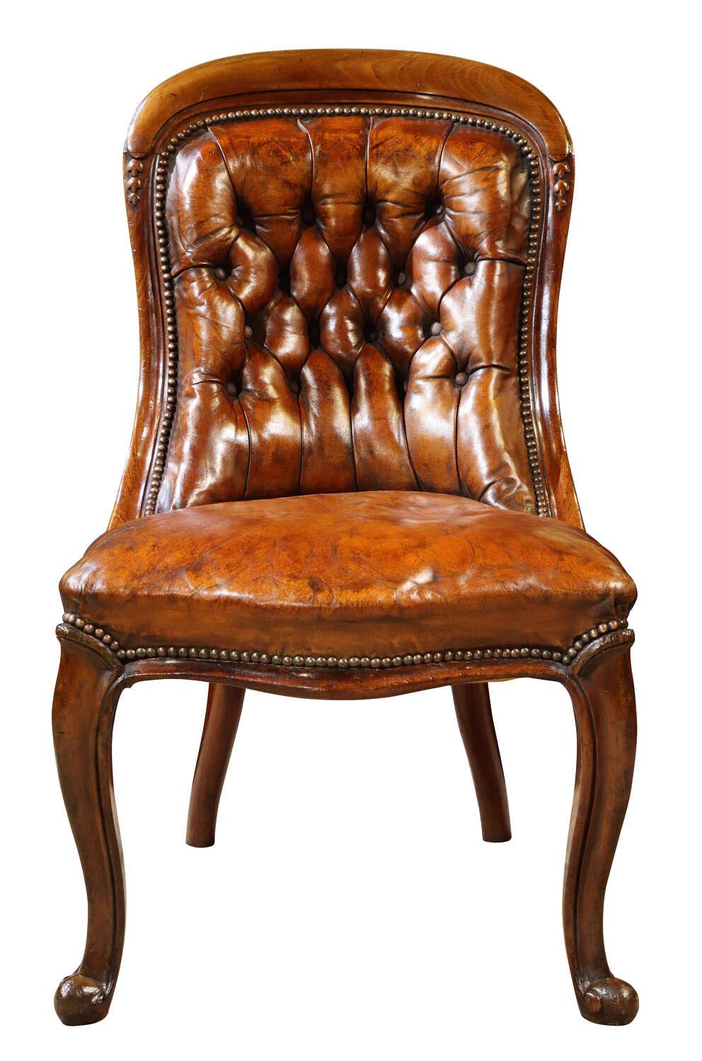 Mahogany Leather Chair (1 of 6) Mahogany Leather Chair (1 of 6)