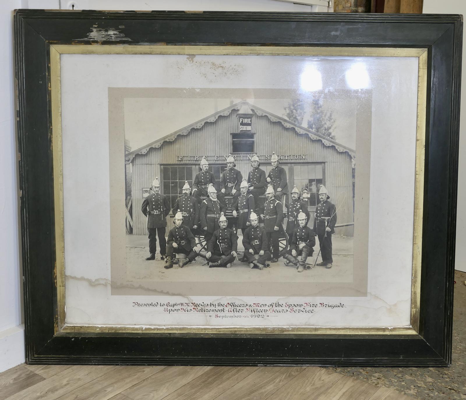 Epsom Fire Station Commemorative Photograph from 1902 (1 of 7)
