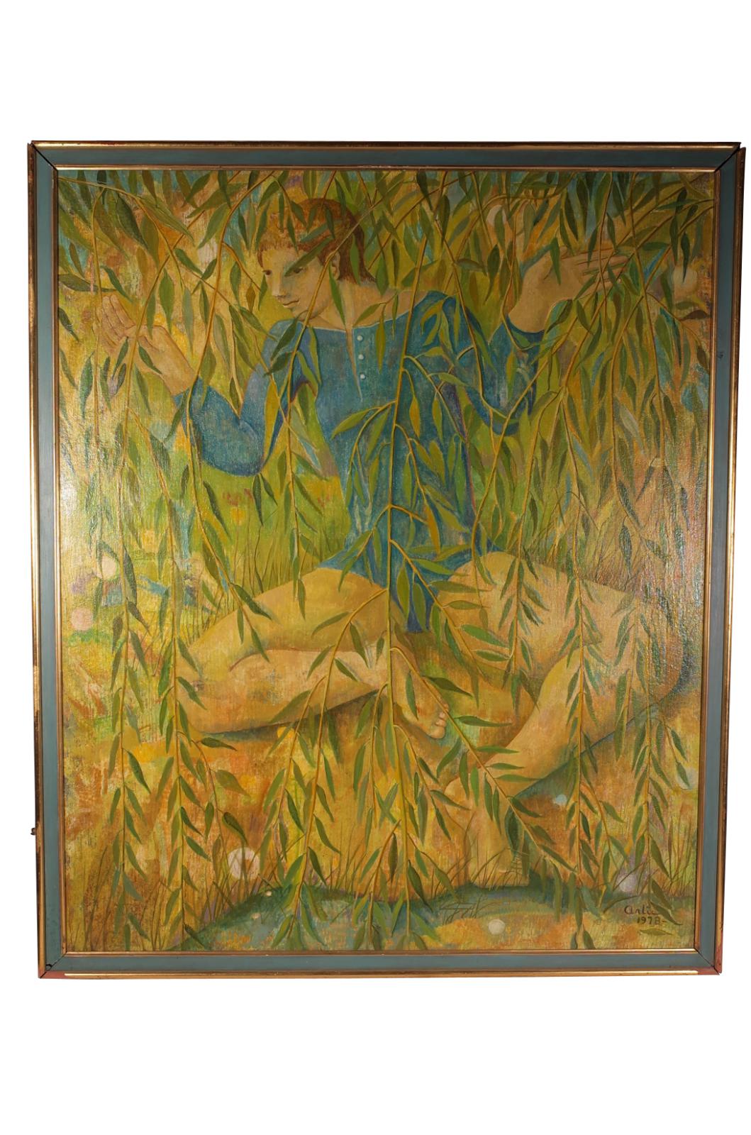 Oil of Woman in Willow (1 of 1) Oil of Woman in Willow (1 of 1)