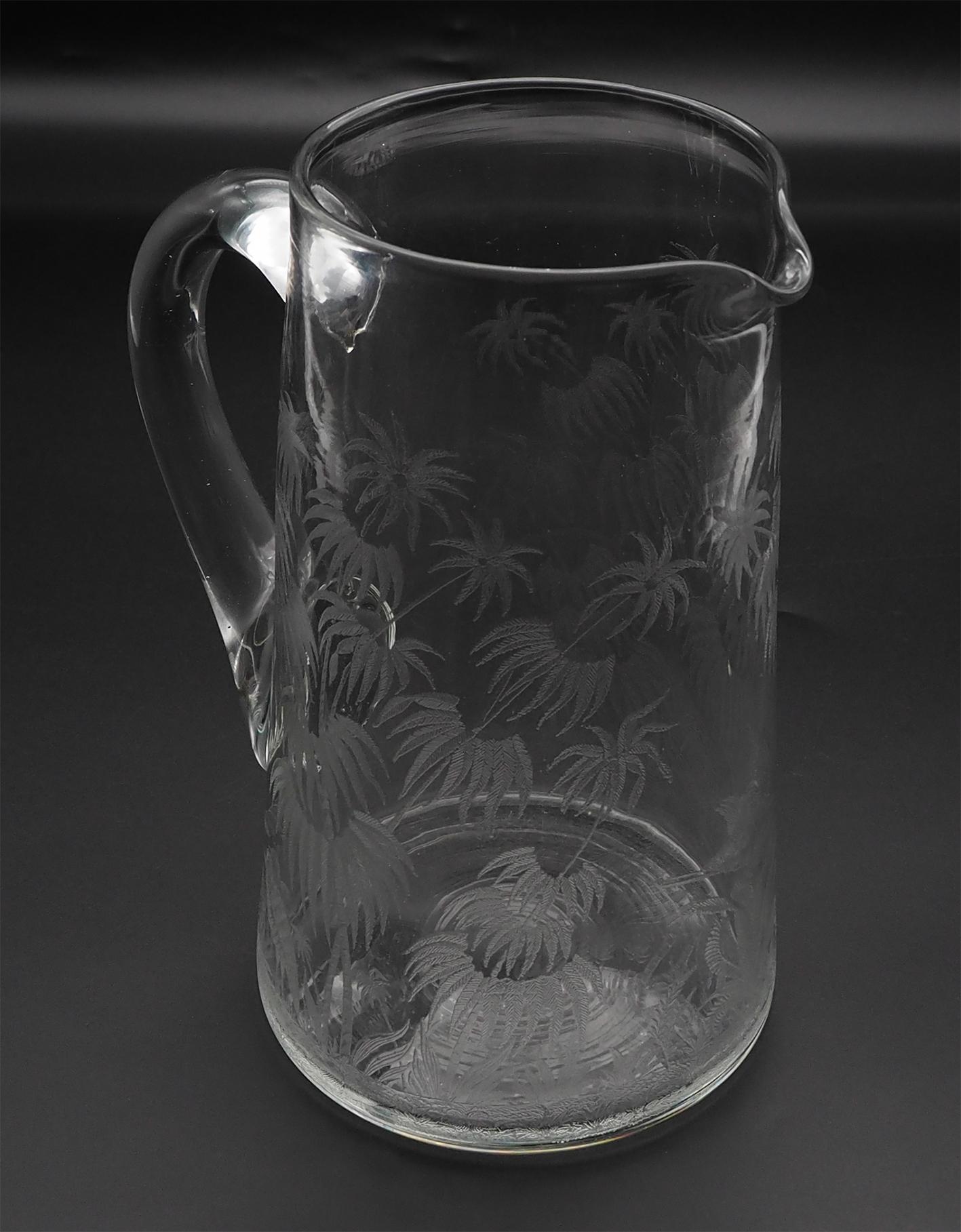 Victorian "Jungle Scene" Engraved Jug (1 of 7) Victorian "Jungle Scene" Engraved Jug (1 of 7)