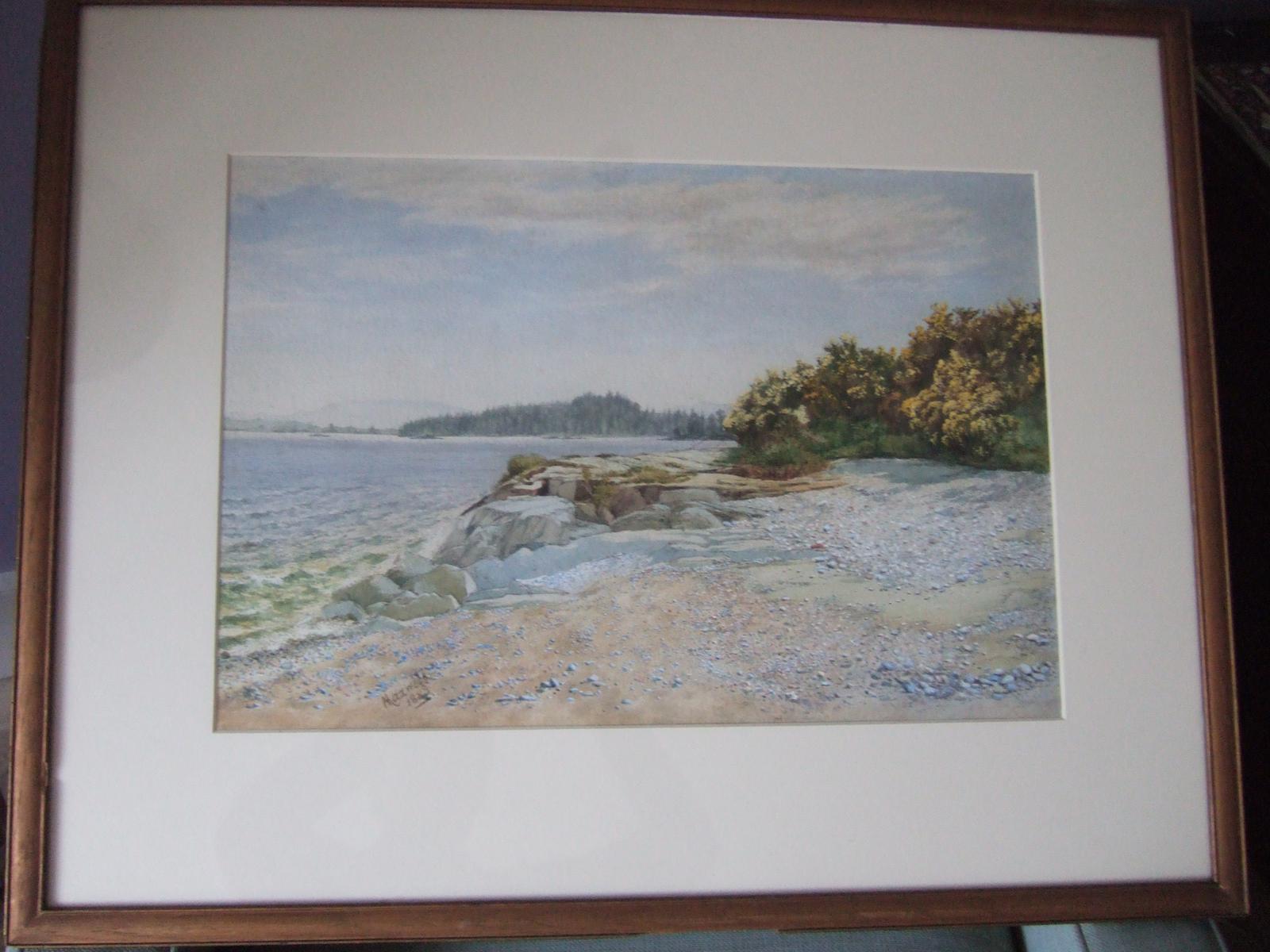 J Hamilton Maxwell RSW (1830-1923): watercolour of Bellochantruy, Kintyre, Scotland (1 of 4) J Hamilton Maxwell RSW (1830-1923): watercolour of Bellochantruy, Kintyre, Scotland (1 of 4)