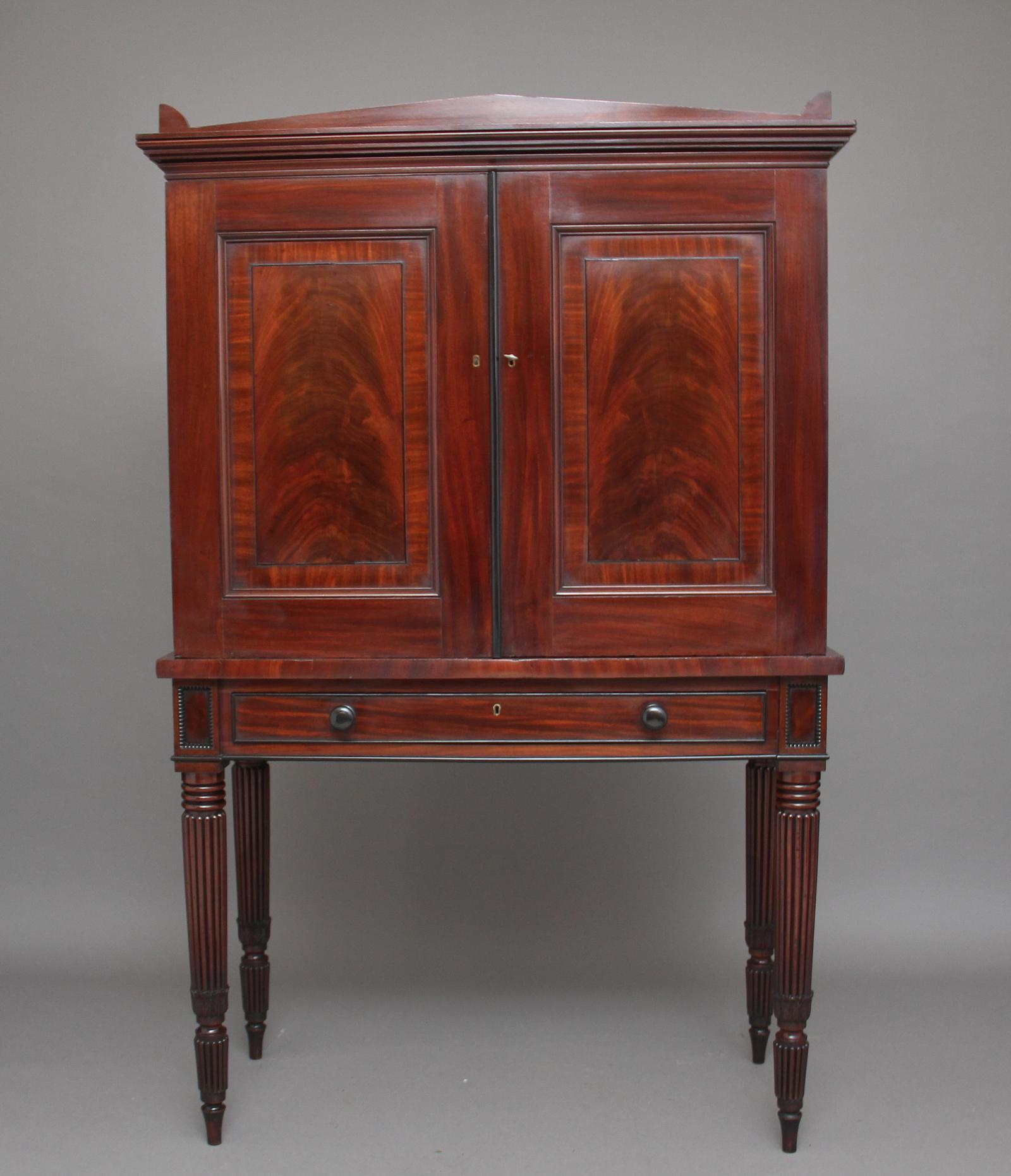 Early 19th Century Mahogany Collectors Cabinet (1 of 22)