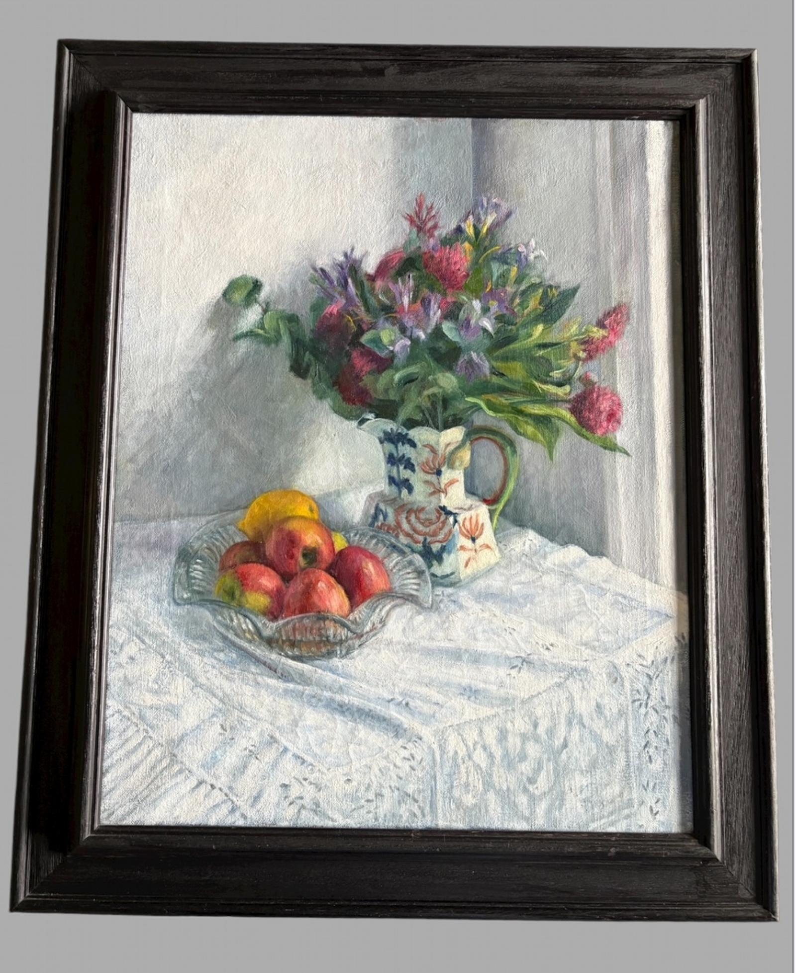 Anne Wright RBA (1935–2025), “birthday Bouquet”, Oil on Canvas (1 of 5)