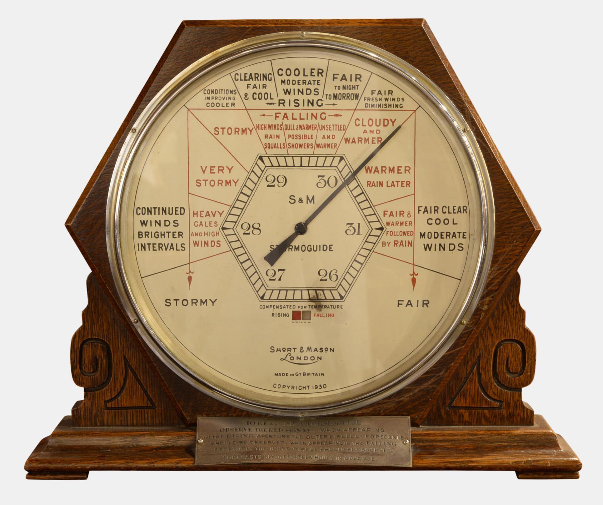 Art Deco Shop Display Aneroid Barometer (1 of 1) Art Deco Shop Display Aneroid Barometer (1 of 1)
