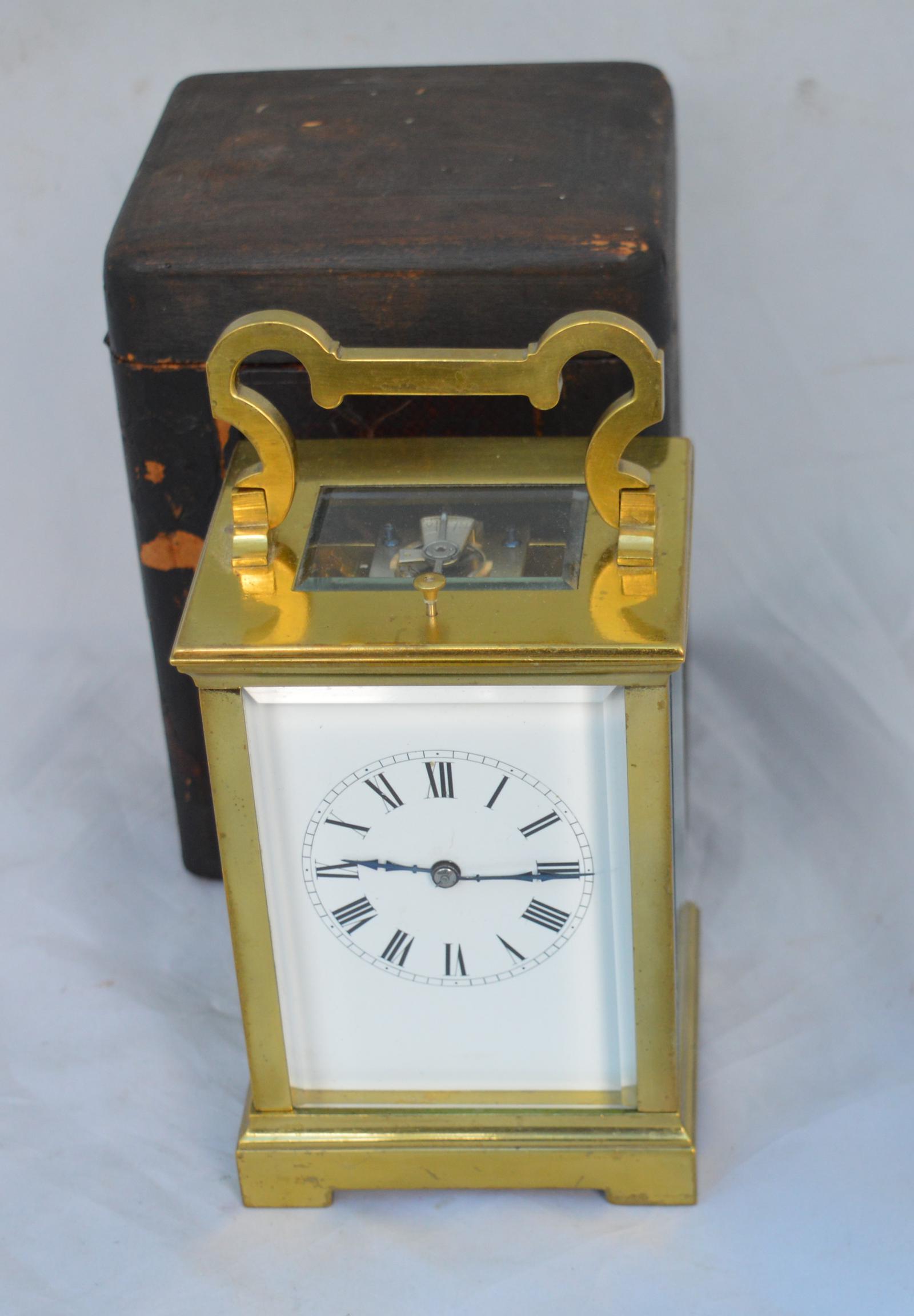 Richard & Co Paris Strike / Repeat Carriage Clock + Box (1 of 5) Richard & Co Paris Strike / Repeat Carriage Clock + Box (1 of 5)