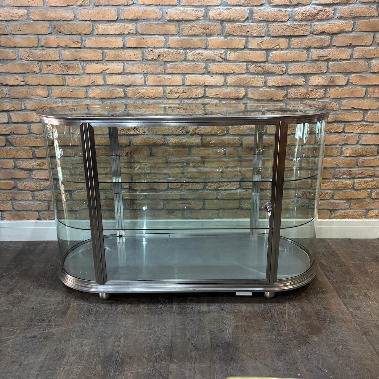 1930s Aluminium Frame Display Counter (1 of 7)