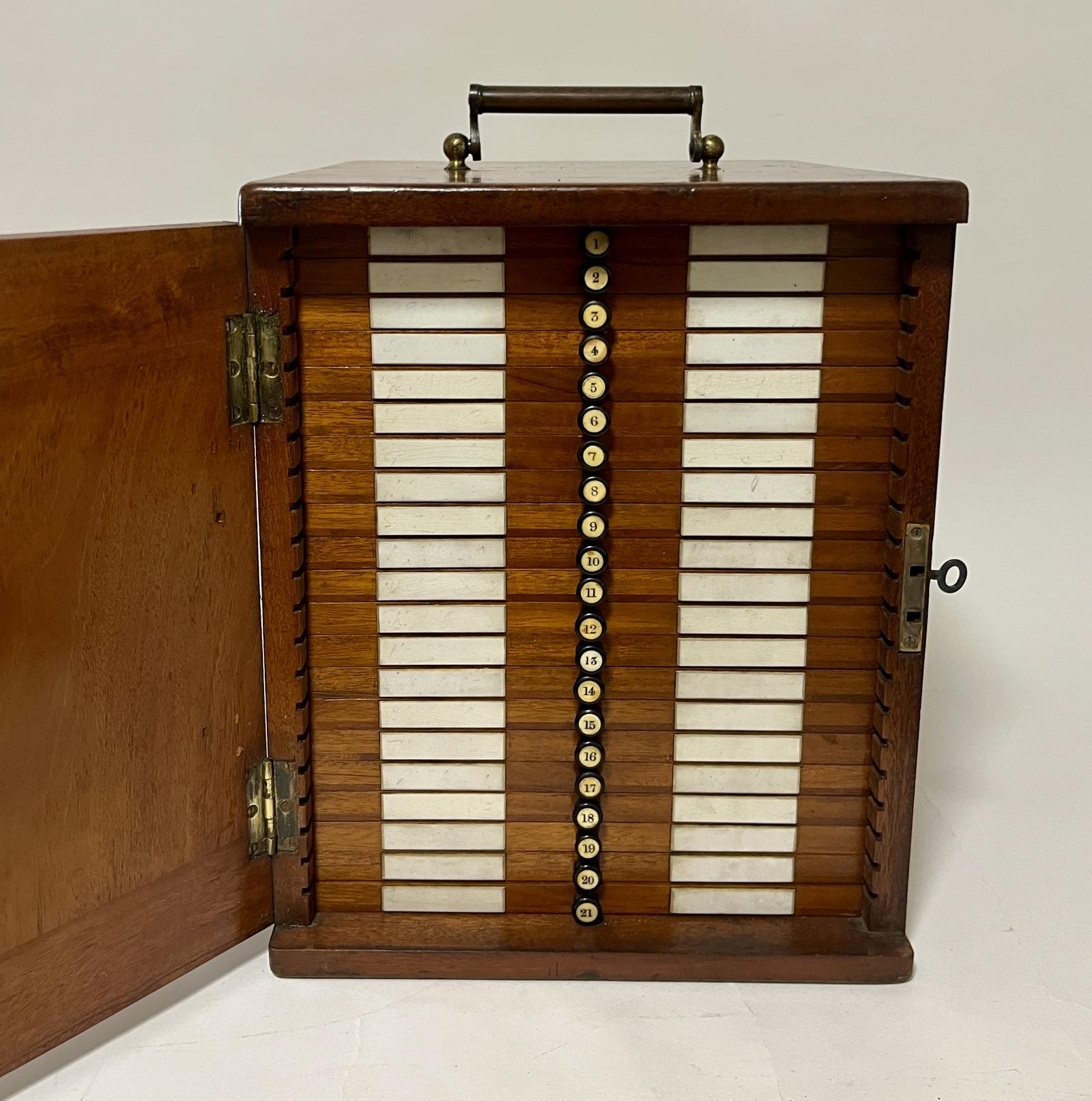 Victorian Mahogany Microscope Slide Cabinet (1 of 17) Victorian Mahogany Microscope Slide Cabinet (1 of 17)