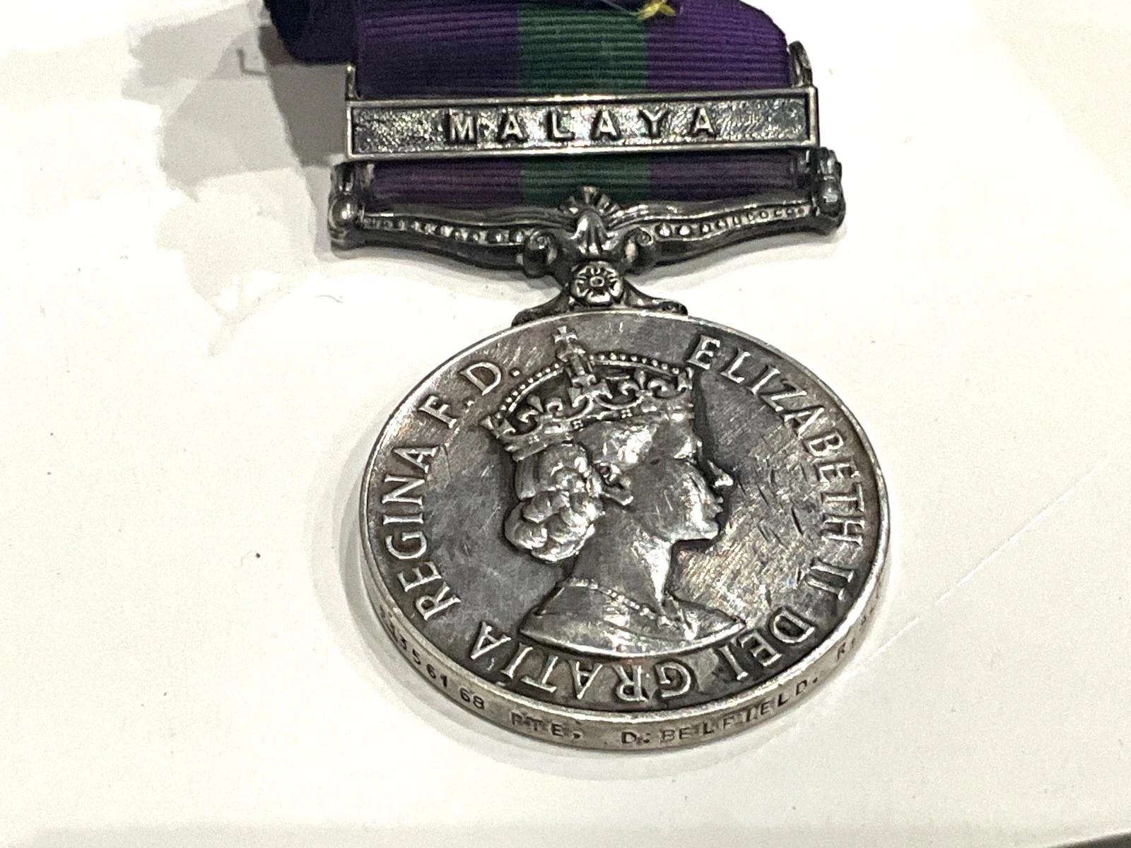 Malaya Service Medal British Army (1 of 3) Malaya Service Medal British Army (1 of 3)
