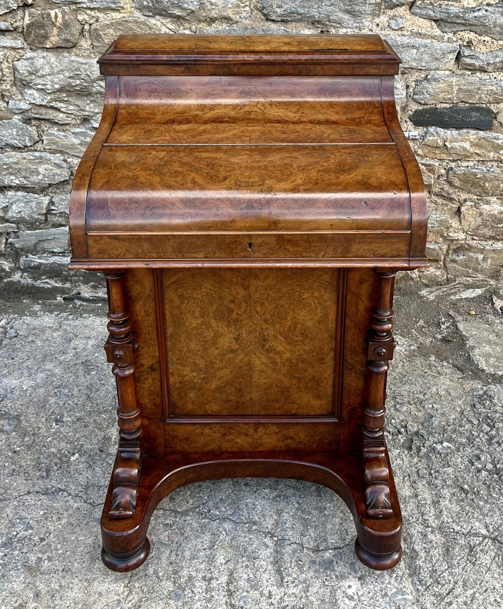 Victorian Burr Walnut Piano Top Davenport (1 of 25) Victorian Burr Walnut Piano Top Davenport (1 of 25)