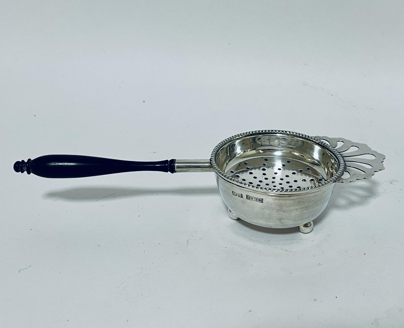 Silver Tea Strainer & Bowl (1 of 12) Silver Tea Strainer & Bowl (1 of 12)