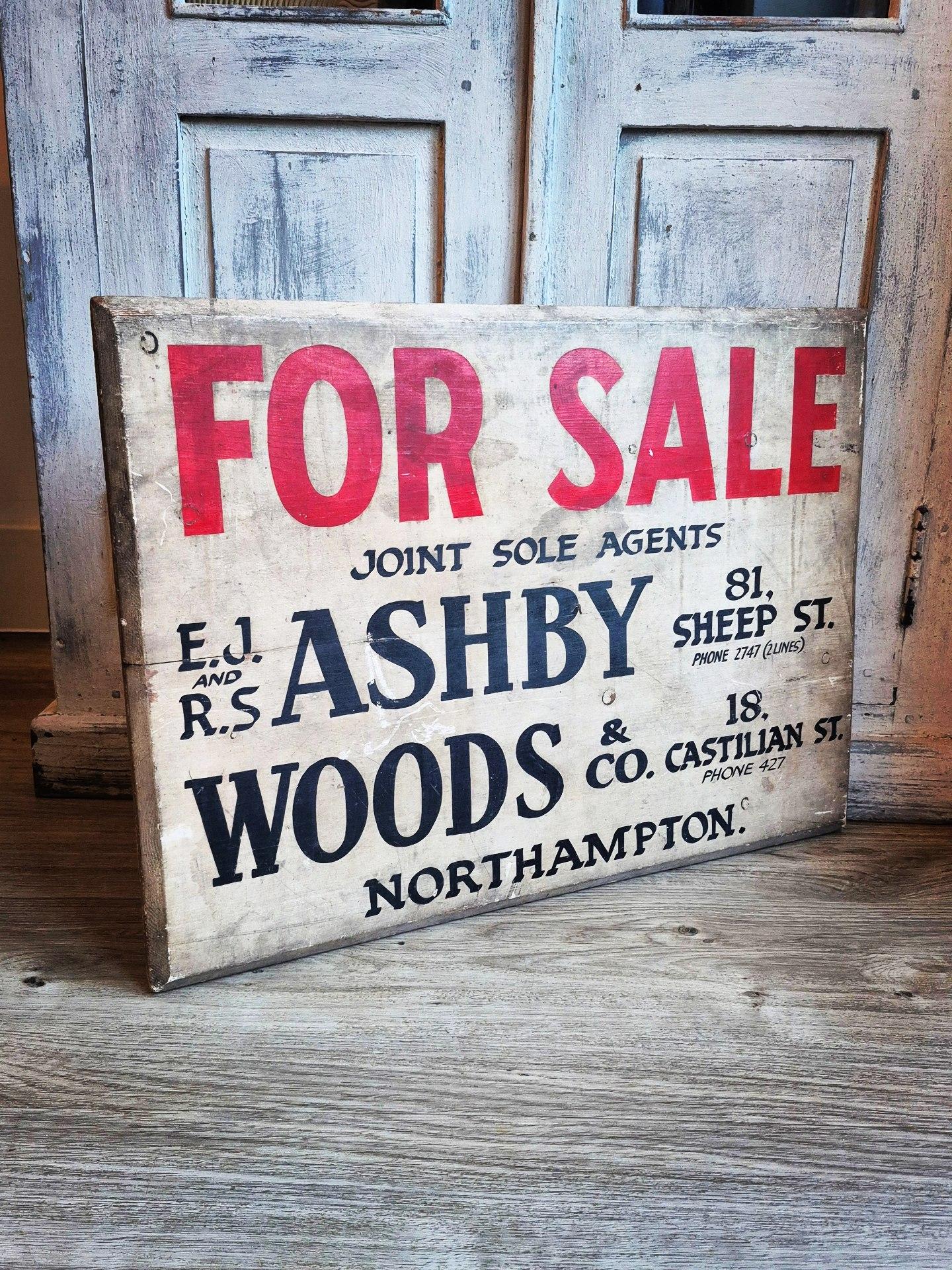 Vintage Advertising For Sale Sign (1 of 16)