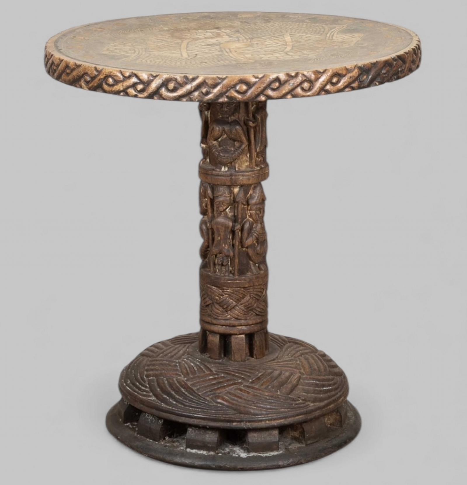 A C1940 Asian Unusual Side Table (1 of 5)