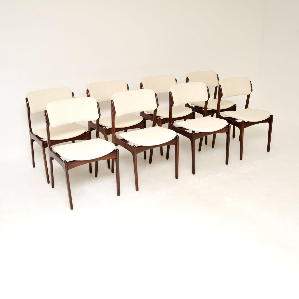 Set of Eight Danish Vintage Rosewood Dining Chairs by Erik Buch (1 of 11) Set of Eight Danish Vintage Rosewood Dining Chairs by Erik Buch (1 of 11)