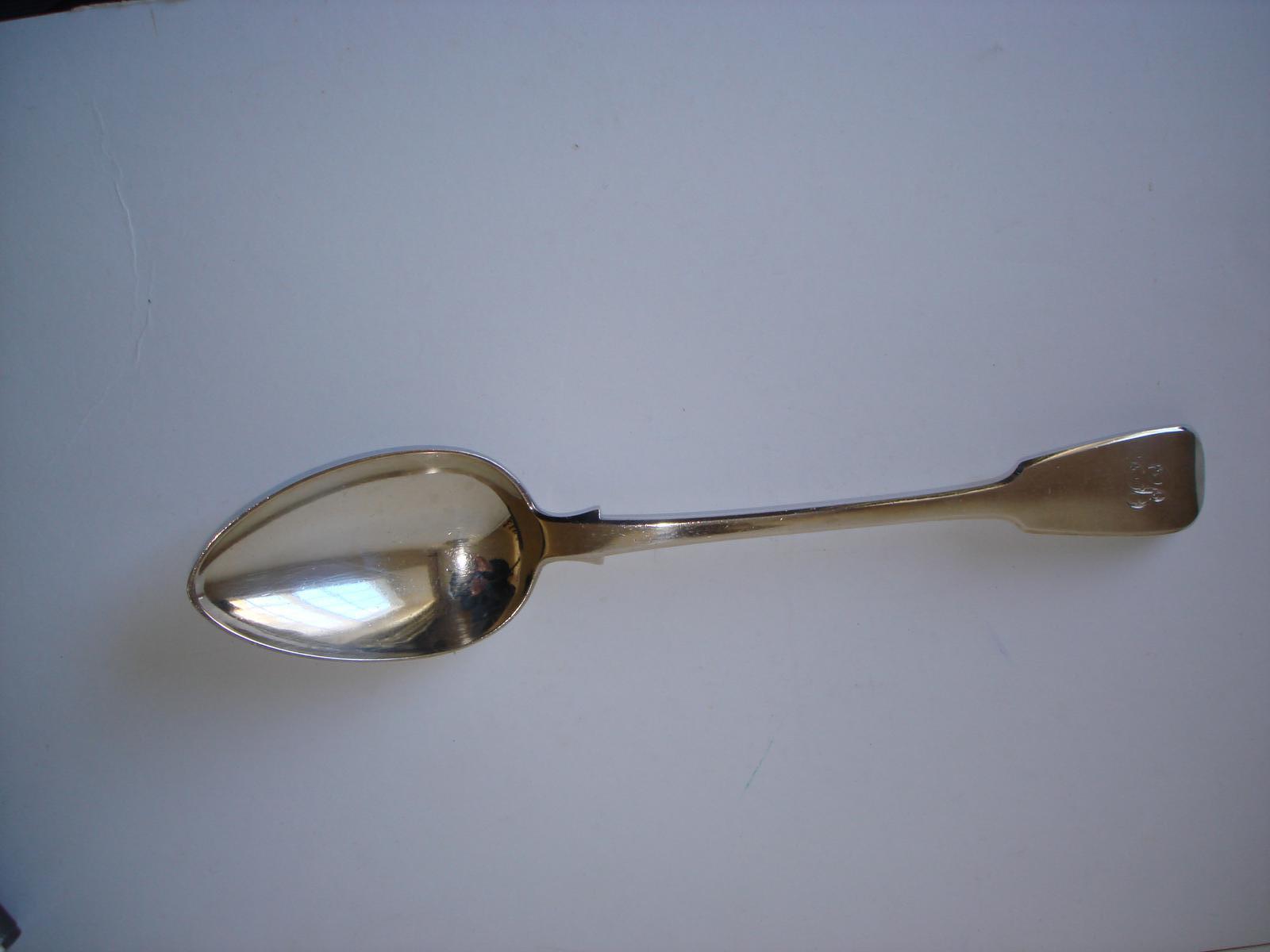 Early 19th Century Silver Serving Spoon (1 of 2)