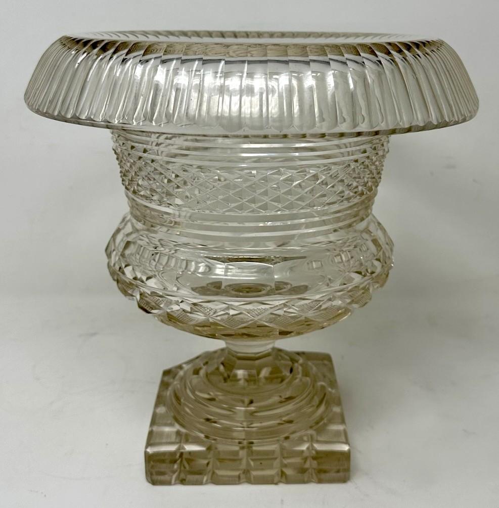 Antique Irish Tipperary Waterford Glass Cut Crystal Victorian Turnover Bowl 19thC (1 of 11)