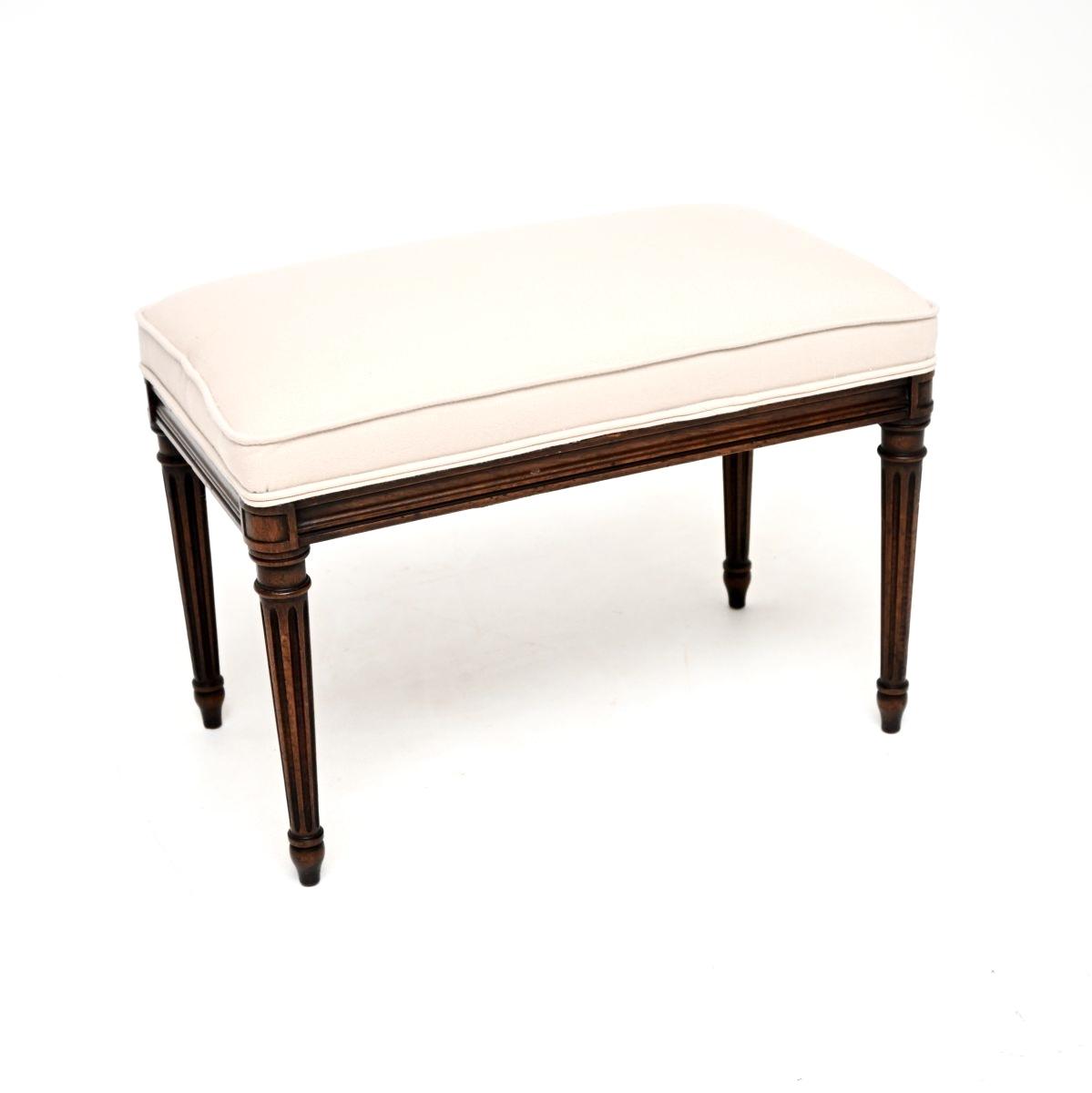 French Upholstered Stool (1 of 6) French Upholstered Stool (1 of 6)