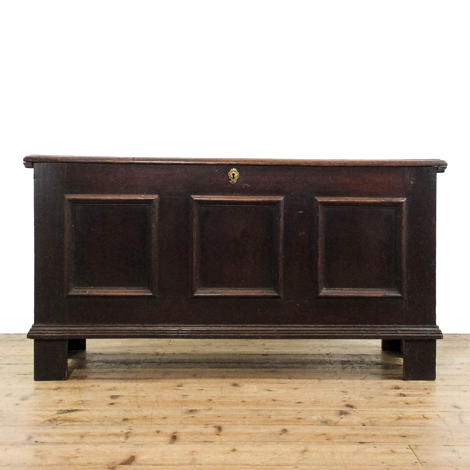 Antique 18th Century Oak Coffer (1 of 14)
