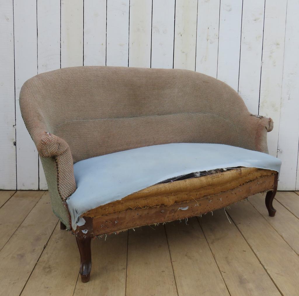 Antique French Two Seater Napoleon III Sofa (1 of 8) Antique French Two Seater Napoleon III Sofa (1 of 8)