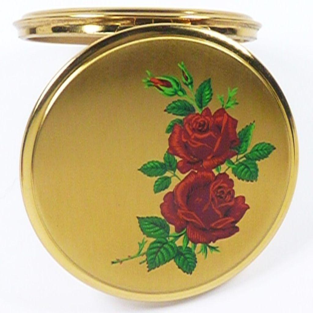 Vintage Makeup Compact Mirror 1950s (1 of 7)