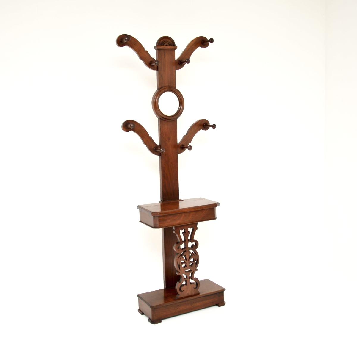 Antique Victorian Mahogany Tree Hall Stand (1 of 9) Antique Victorian Mahogany Tree Hall Stand (1 of 9)