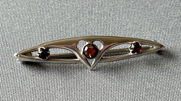 Charles Horner Silver & Citrine Art Nouveau Brooch (1 of 5) Charles Horner Silver & Citrine Art Nouveau Brooch (1 of 5)