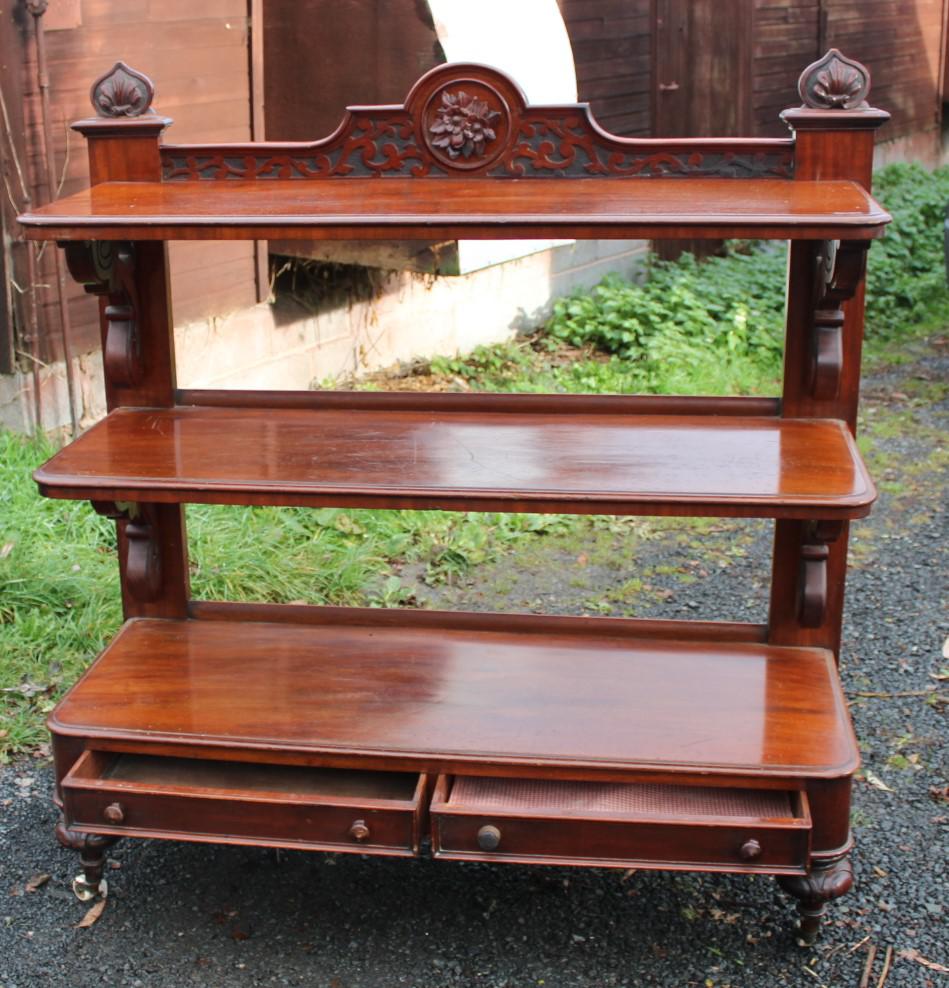 1900's Mahogany Dumbwaiter with Drawers (1 of 3) 1900's Mahogany Dumbwaiter with Drawers (1 of 3)